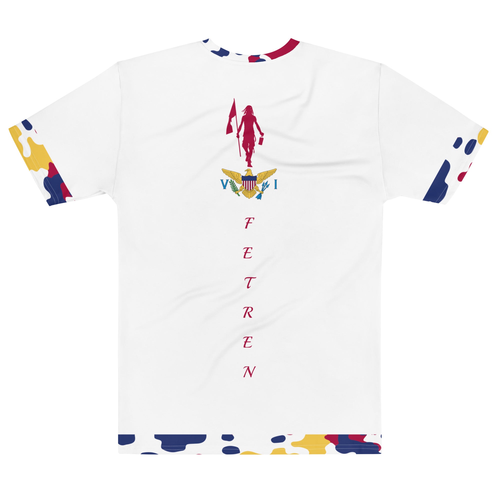 Virgin Islands Fetren CAMO tee (White)-Fete Massive