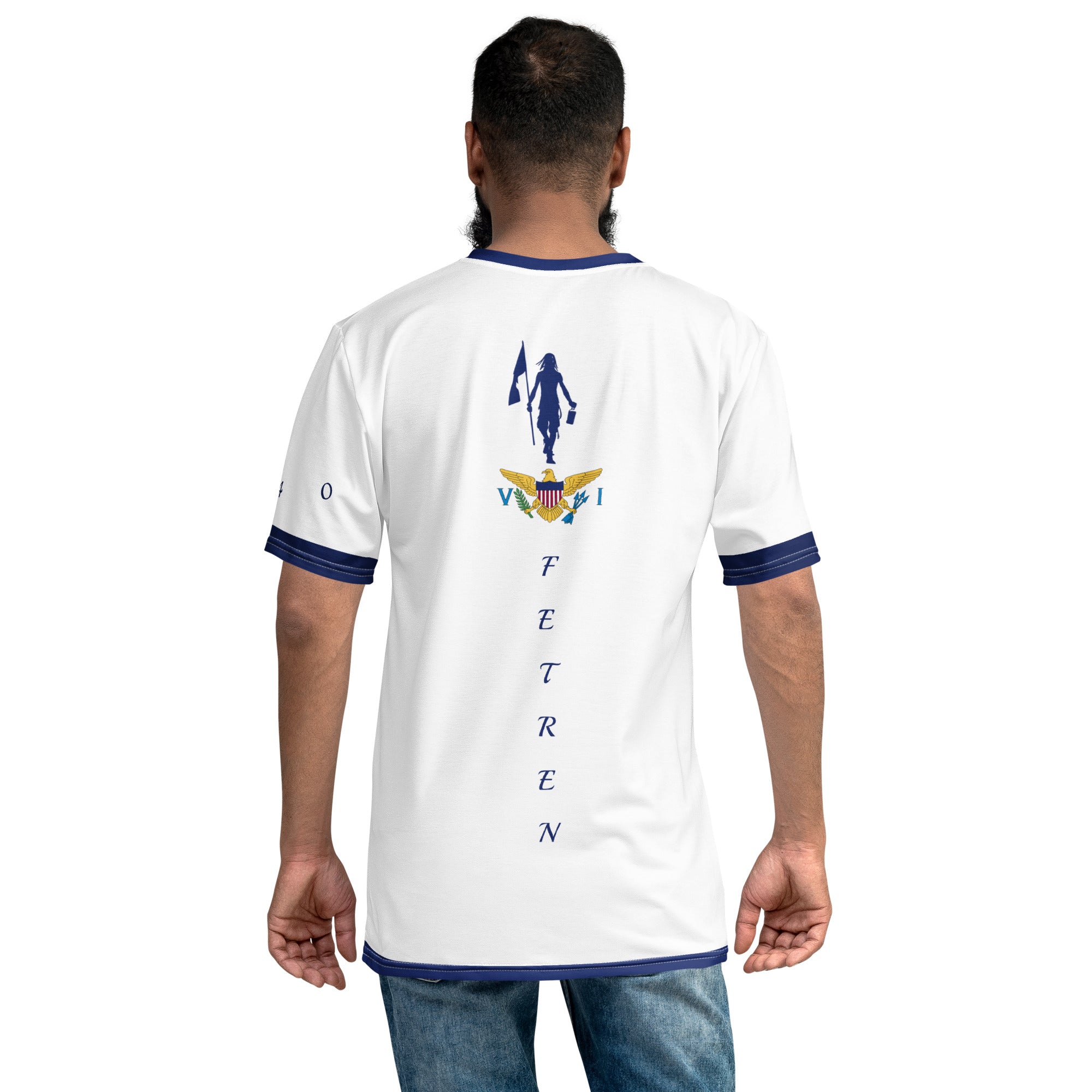 Virgin Islands Fetren tee Blue trim-Fete Massive