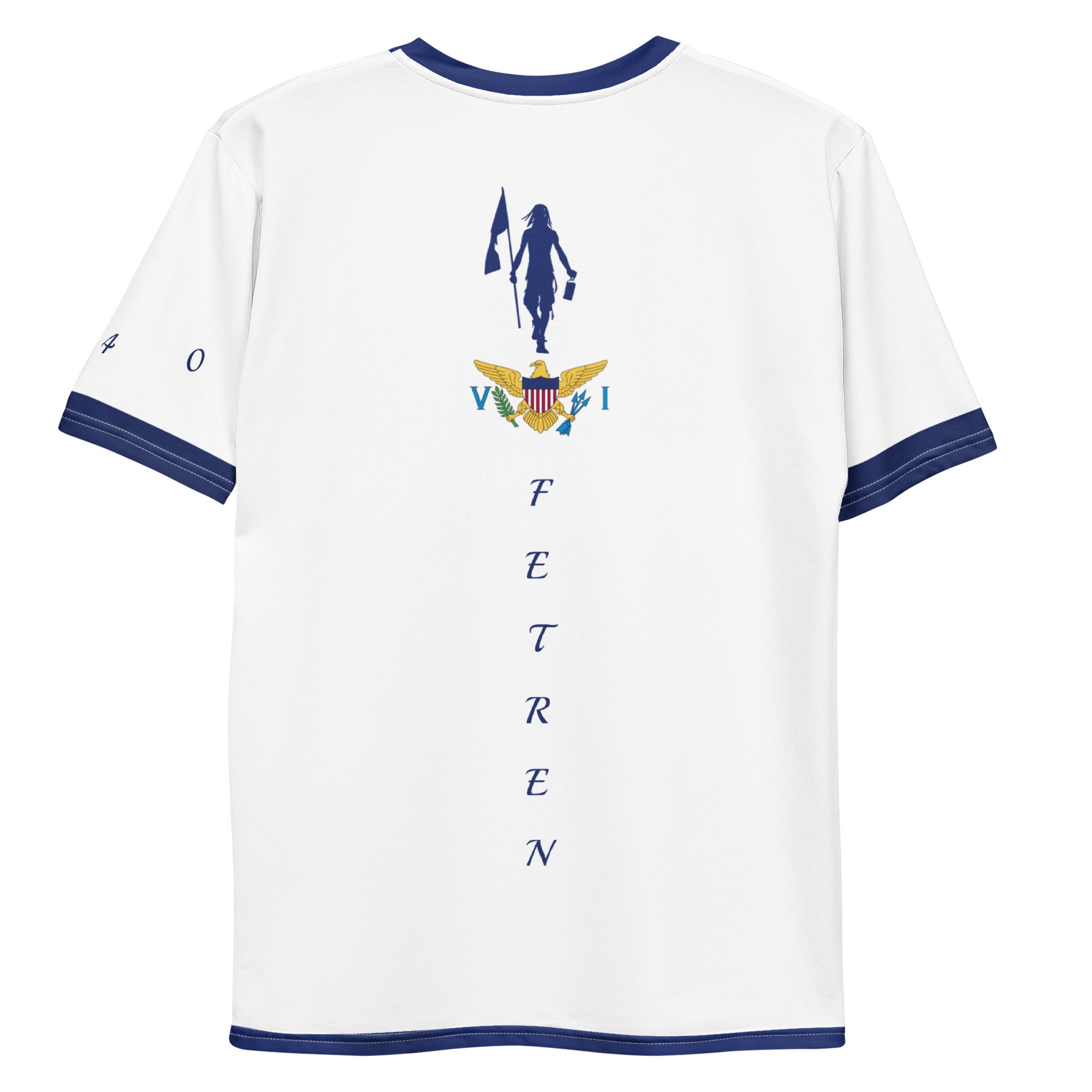 Virgin Islands Fetren tee Blue trim-Fete Massive