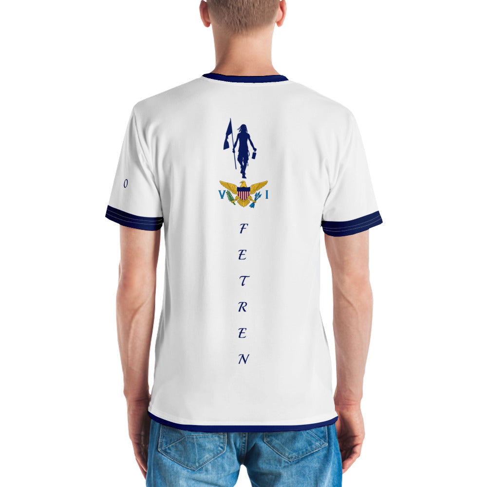 Virgin Islands Fetren tee Blue trim-Fete Massive