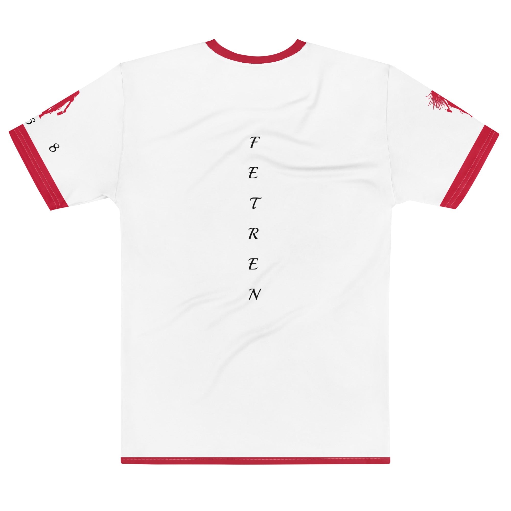 Trinidad Fetren Men's t-shirt (Flag Sleeves)-Fete Massive