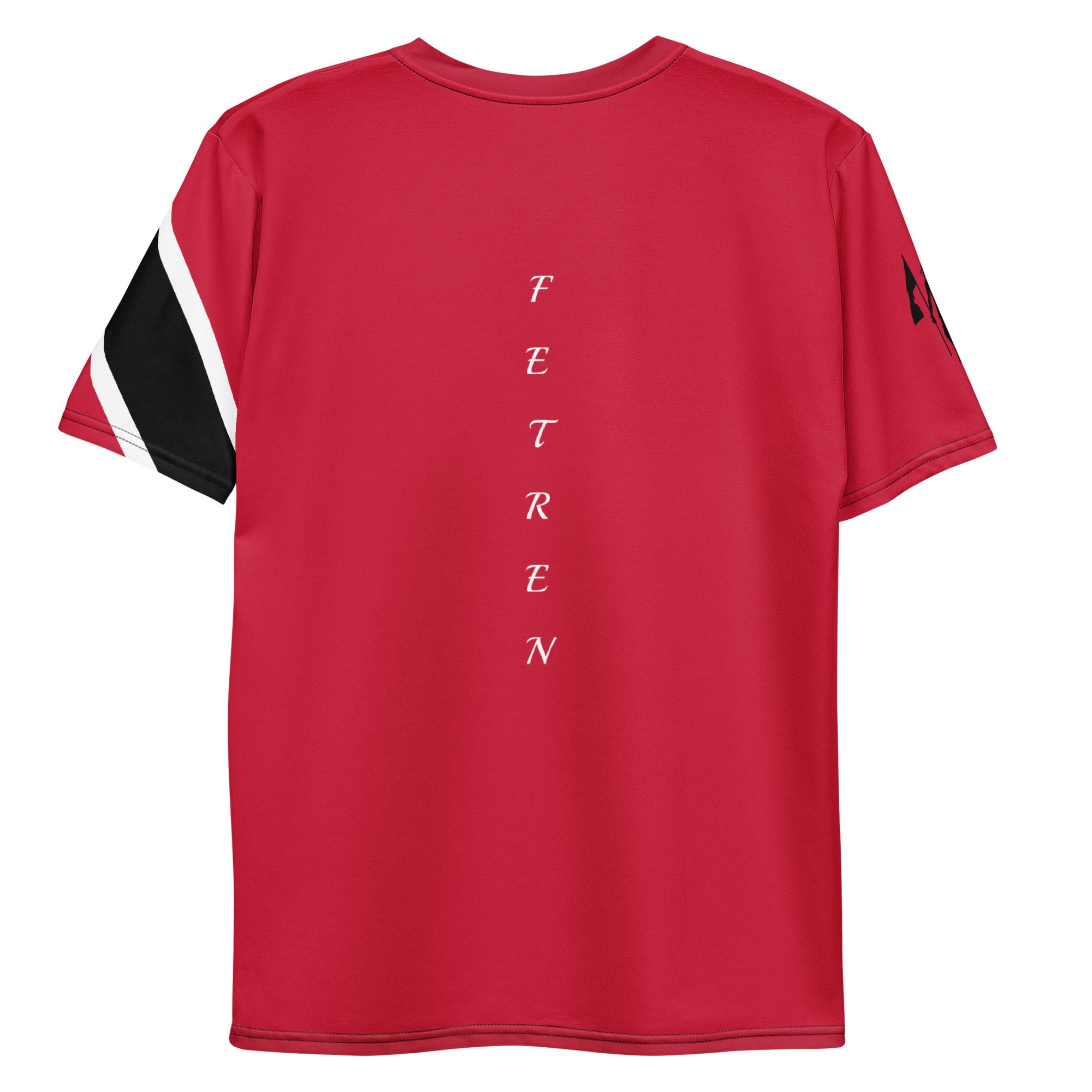 Trinidad Fetren Men's t-shirt (red)-Fete Massive