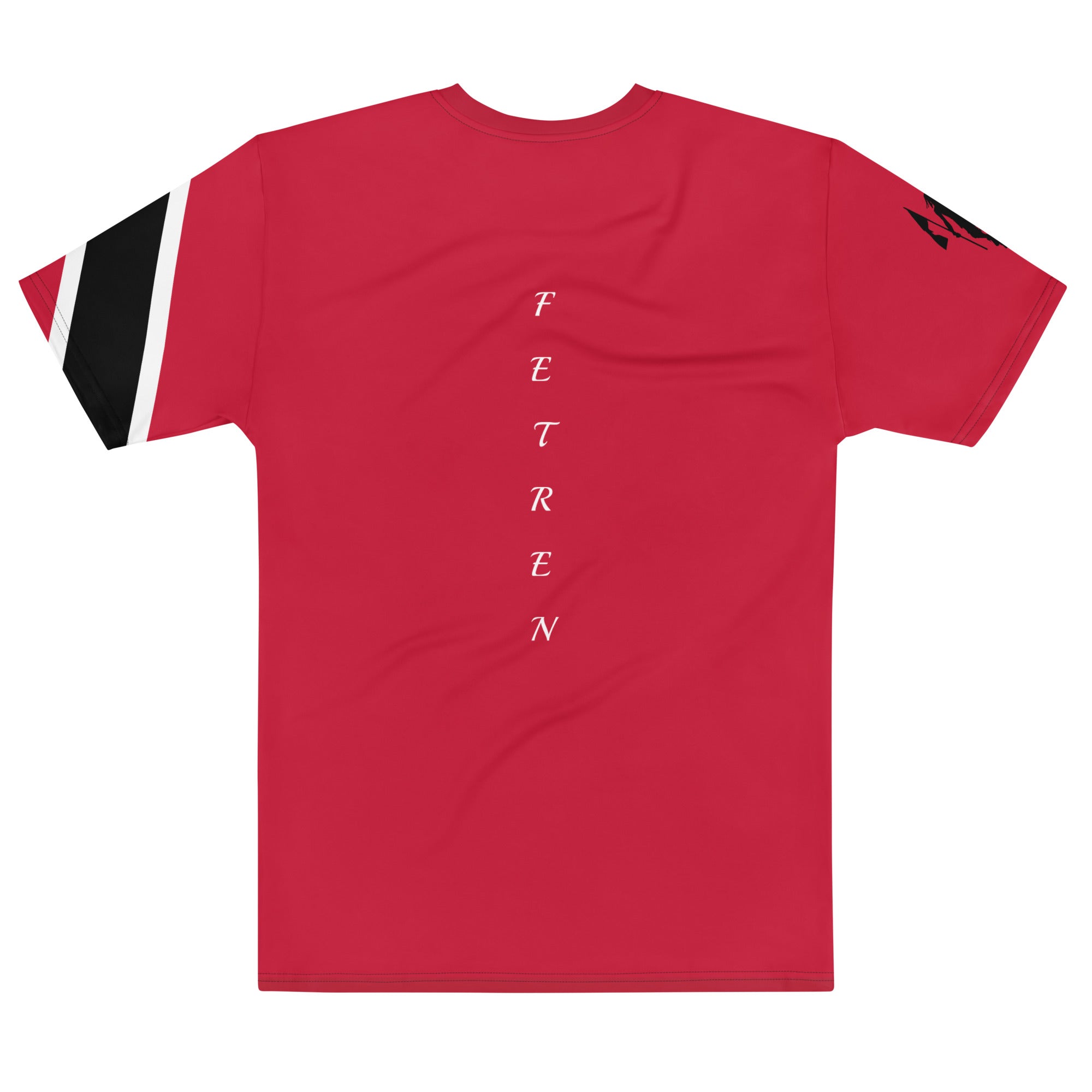 Trinidad Fetren Men's t-shirt (red)-Fete Massive