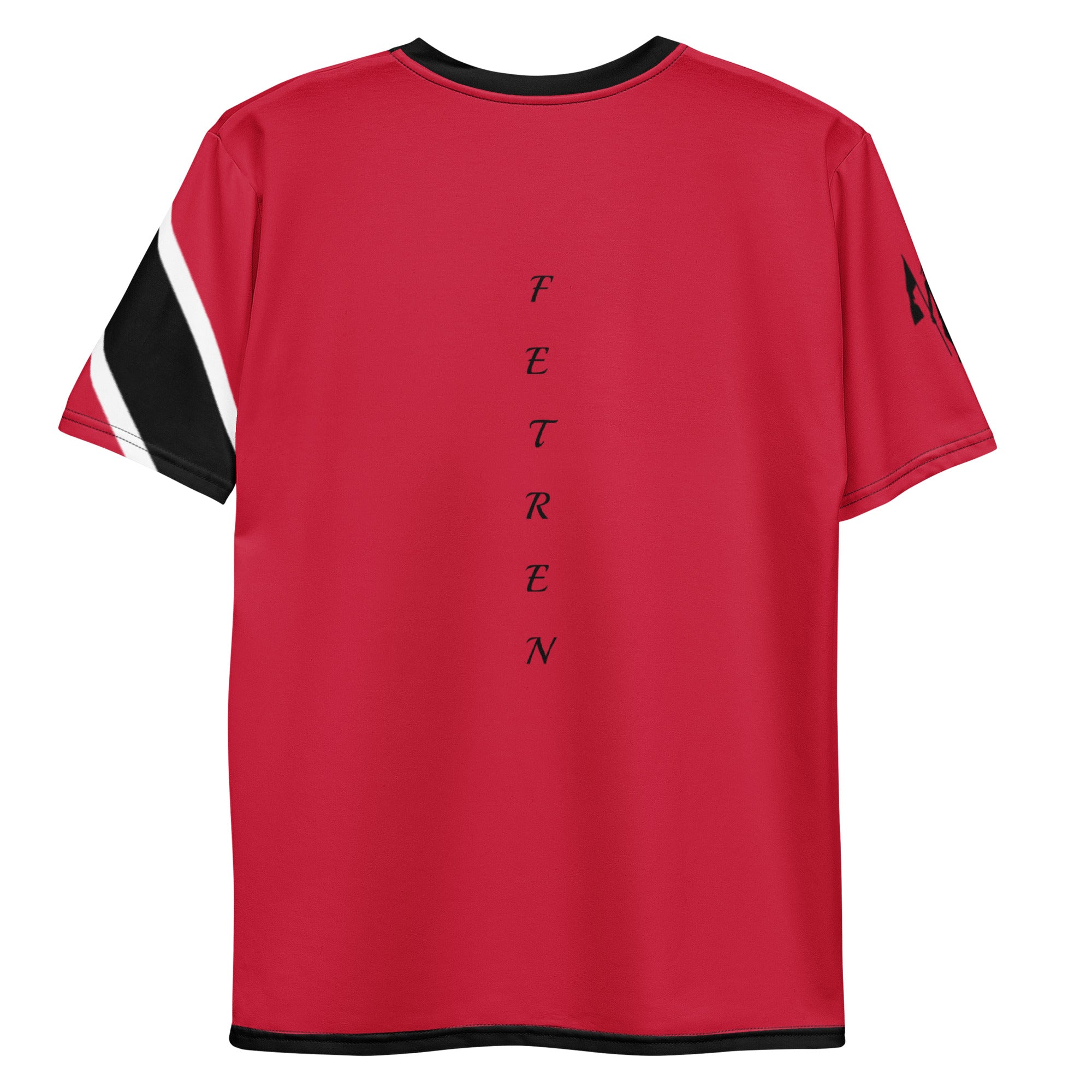 Trinidad Fetren Men's t-shirt (Red without trini word)-Fete Massive