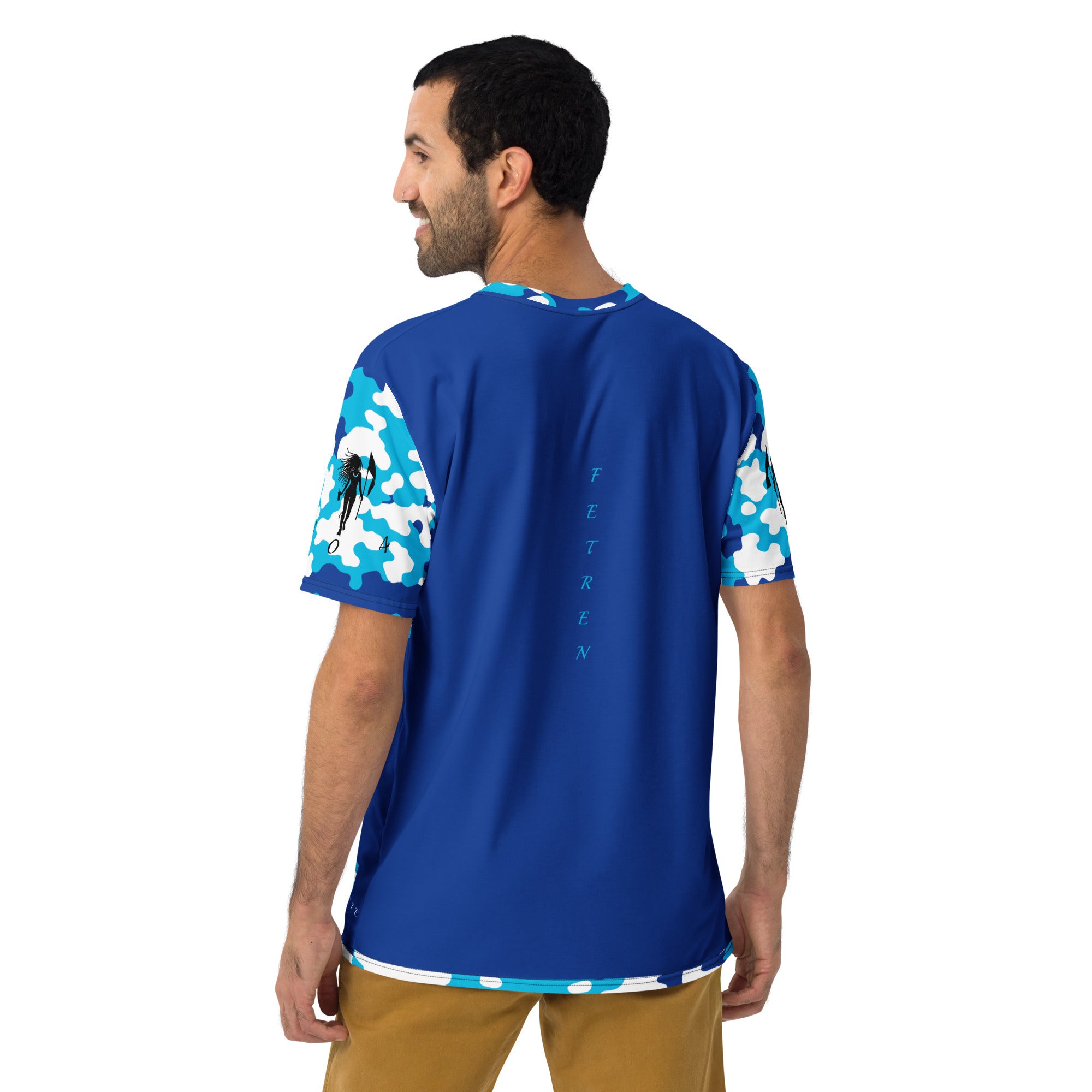 Honduras CAMO Fetren tee (Blue)-Fete Massive