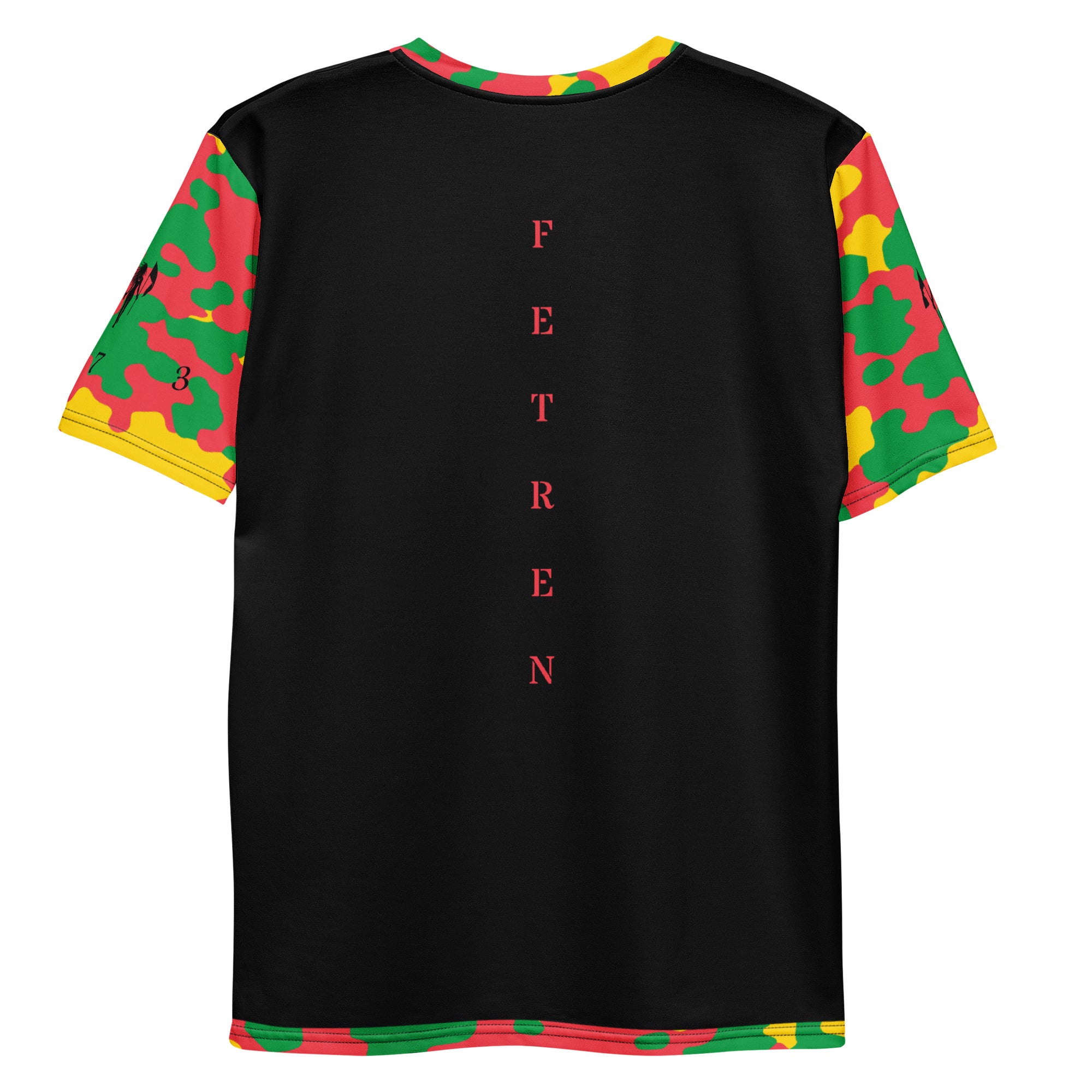 Grenada Fetren CAMO (Full Sleeve) Men's t-shirt (Black)-Fete Massive