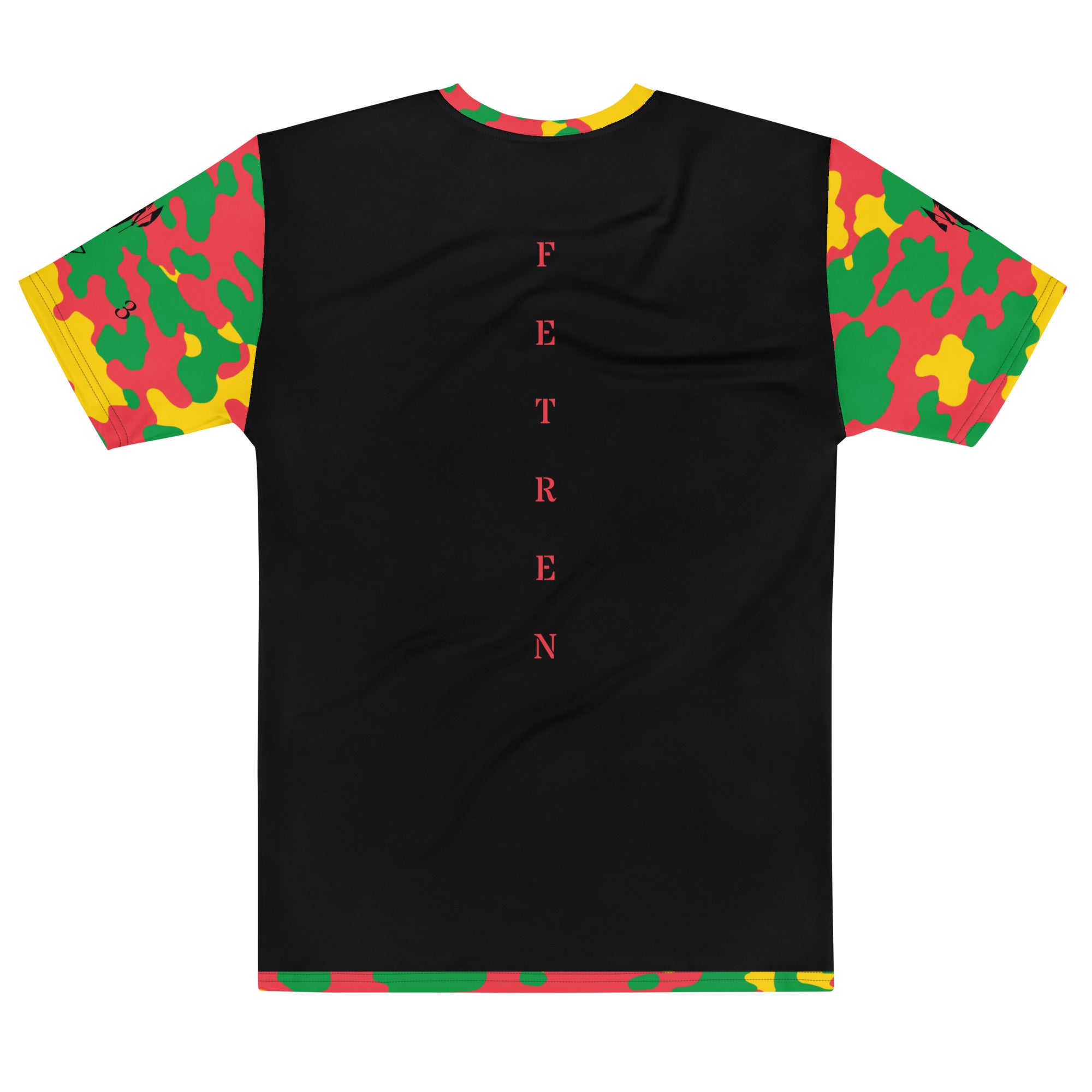 Grenada Fetren CAMO (Full Sleeve) Men's t-shirt (Black)-Fete Massive