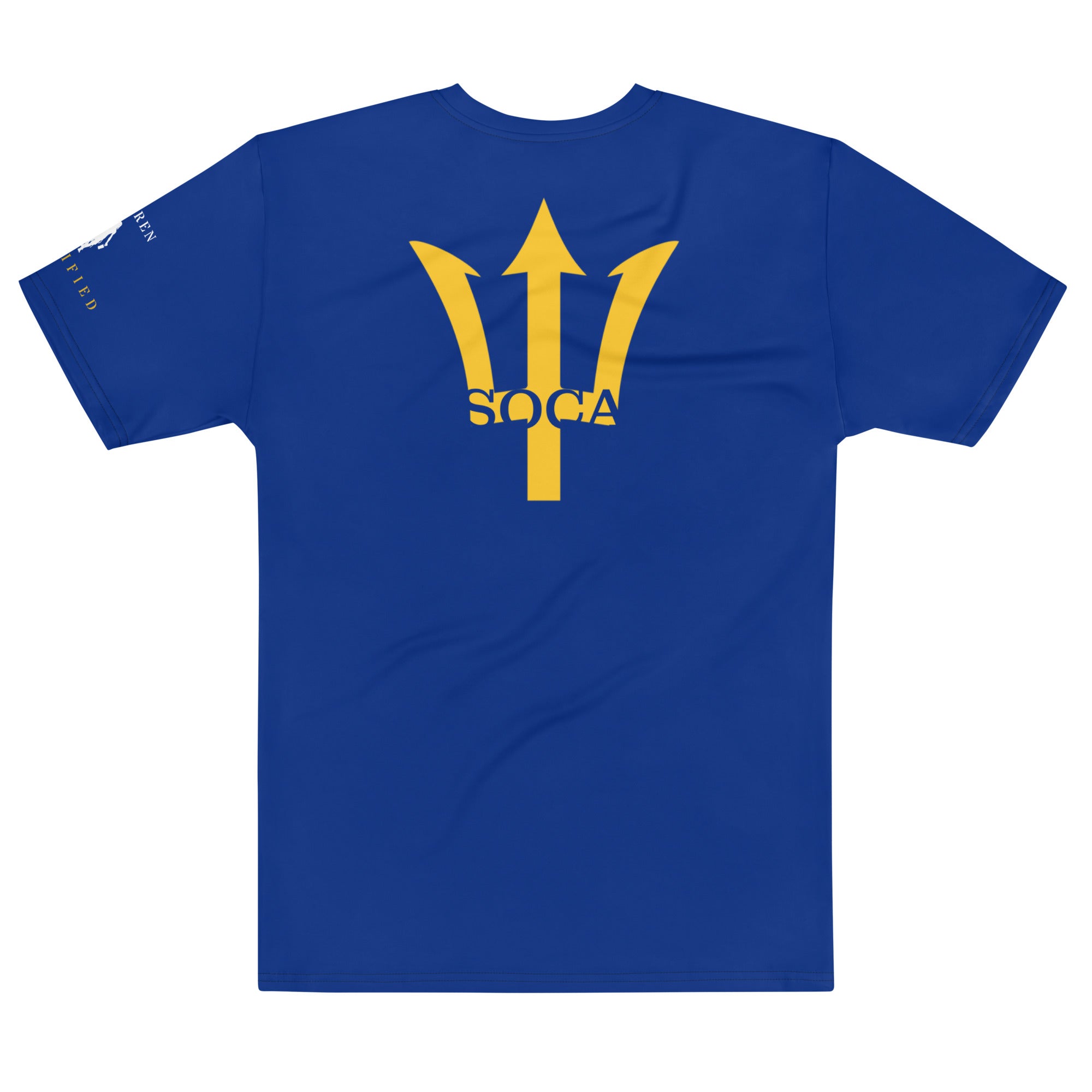 Barbados Fetren Men's t-shirt (Blue)-Fete Massive