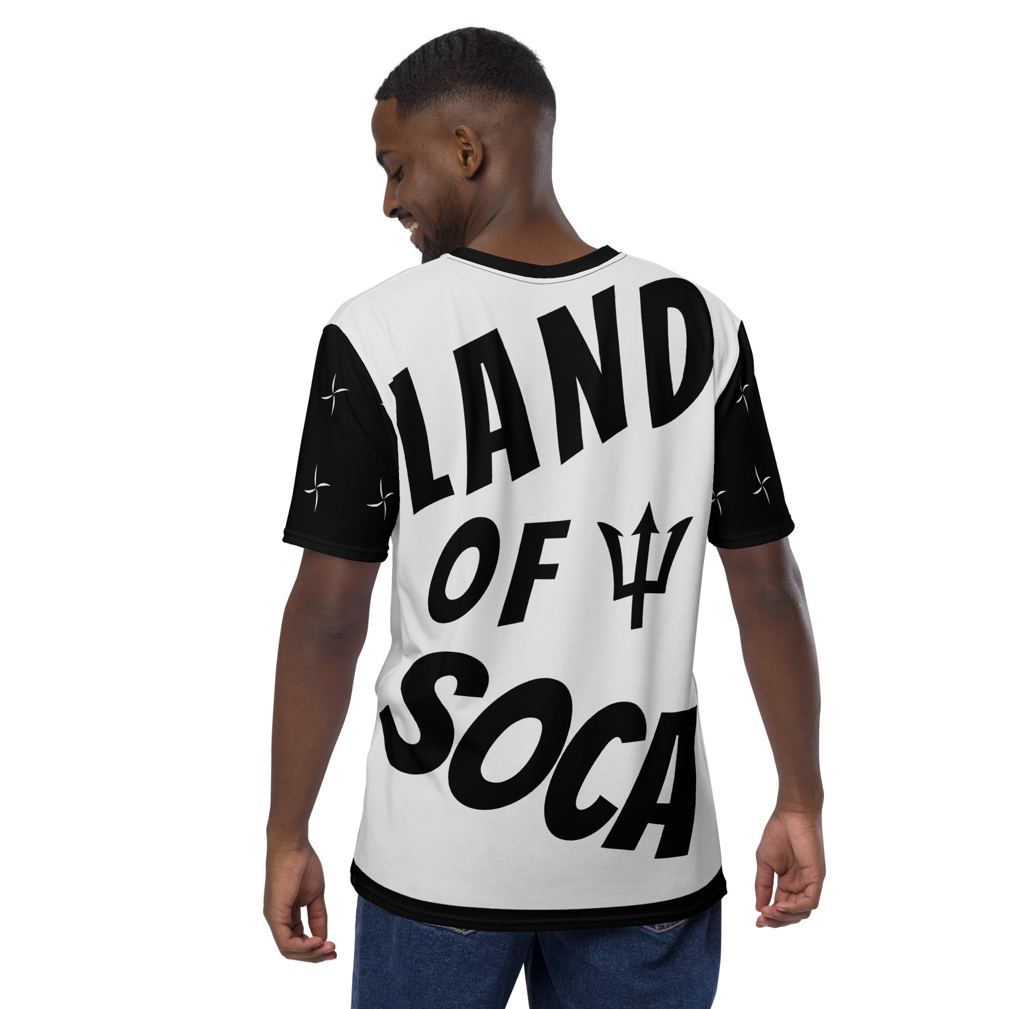 Barbados Land of Soca Men's t-shirt (Grey)-Fete Massive