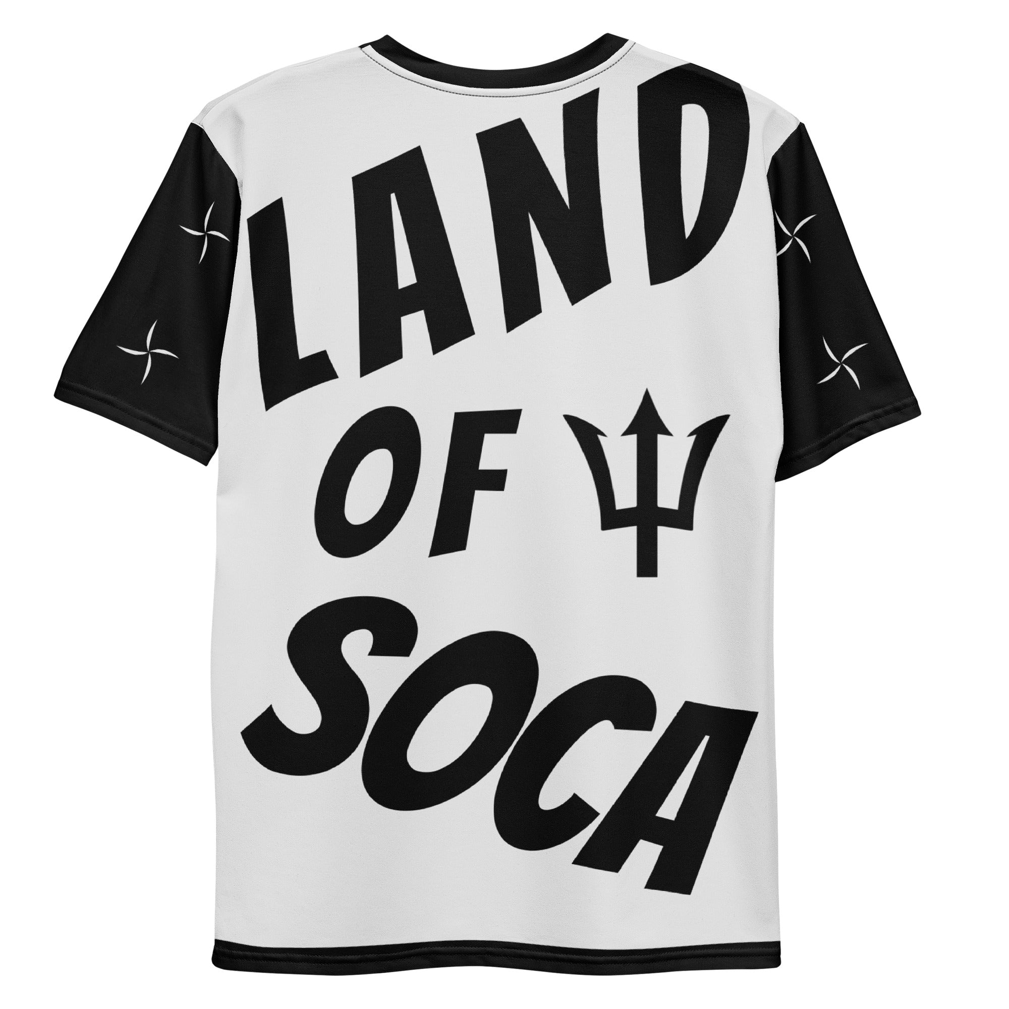 Barbados Land of Soca Men's t-shirt (Grey)-Fete Massive