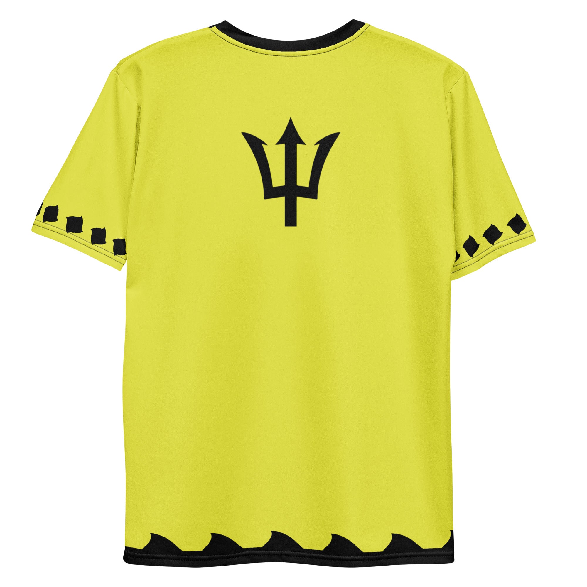 Barbados Men's t-shirt (Off script Yellow Green)-Fete Massive