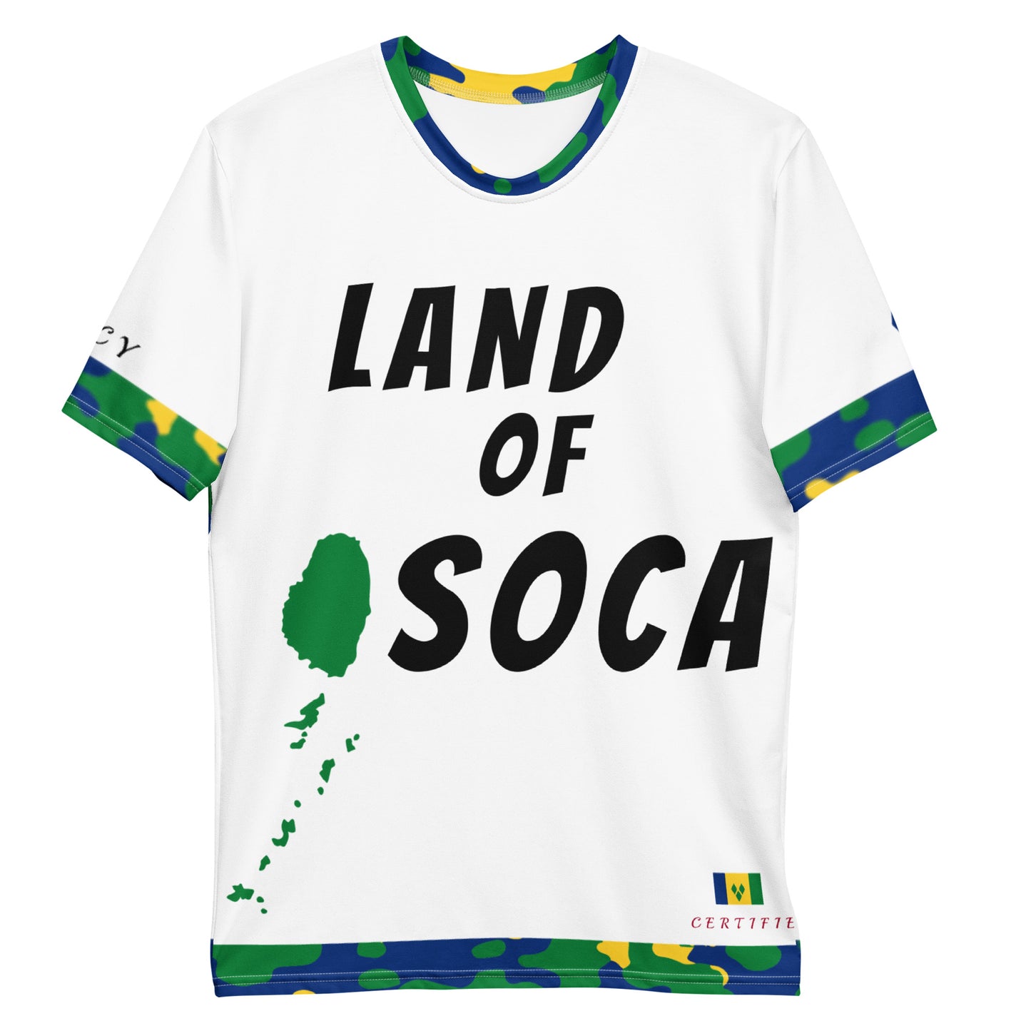 Saint Vincent Land of Soca CAMO t-shirt