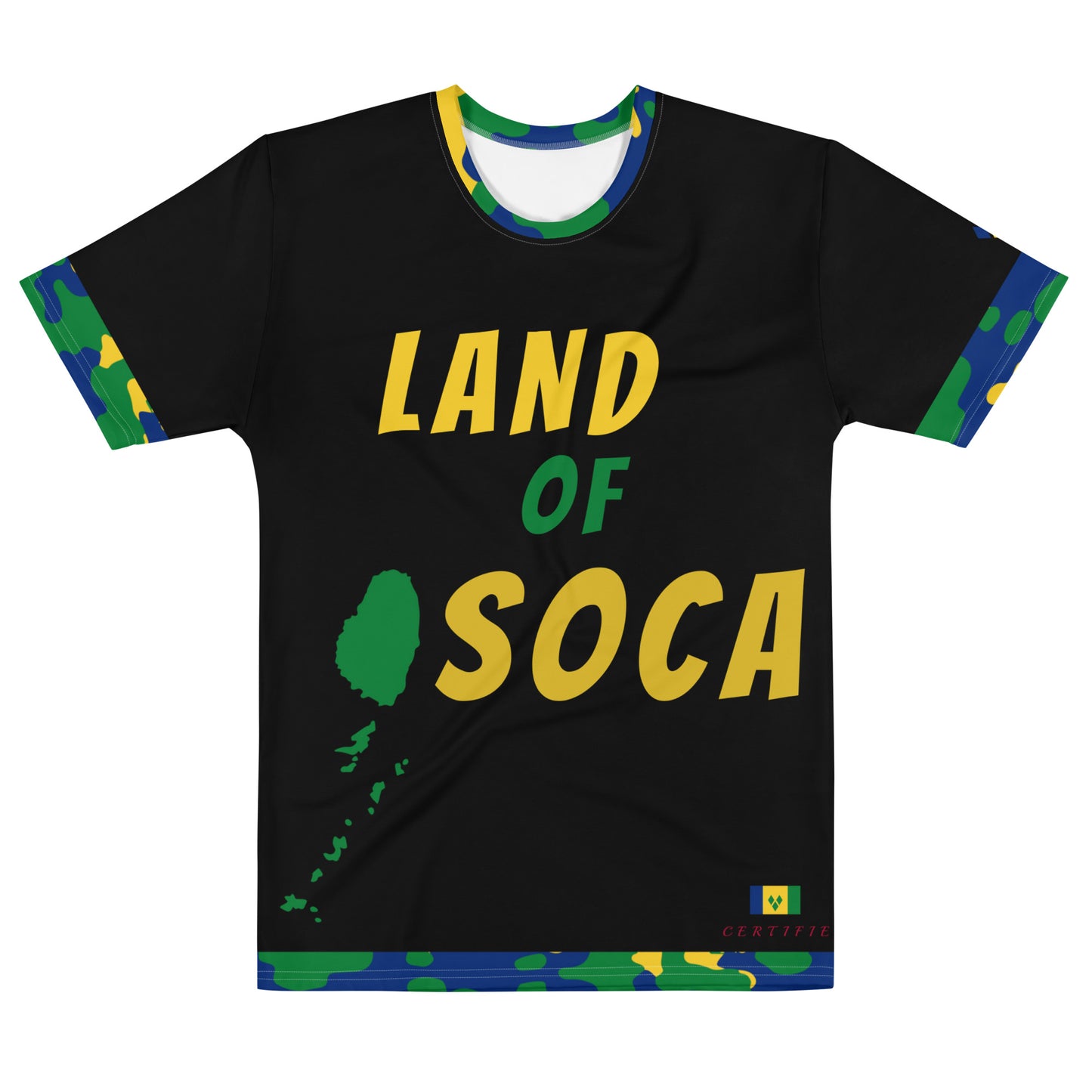 Saint Vincent Land of Soca CAMO t-shirt