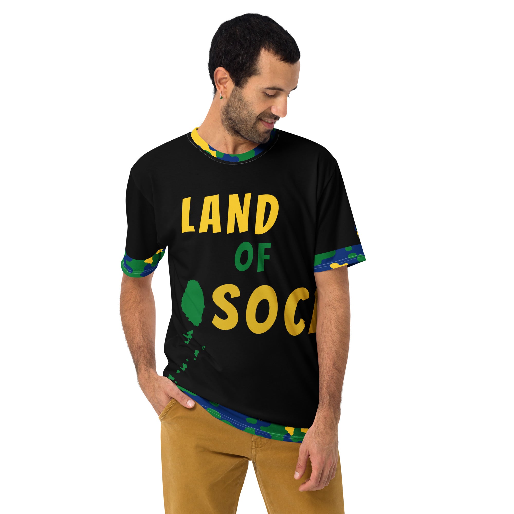 Saint Vincent Land of Soca CAMO t-shirt-Fete Massive