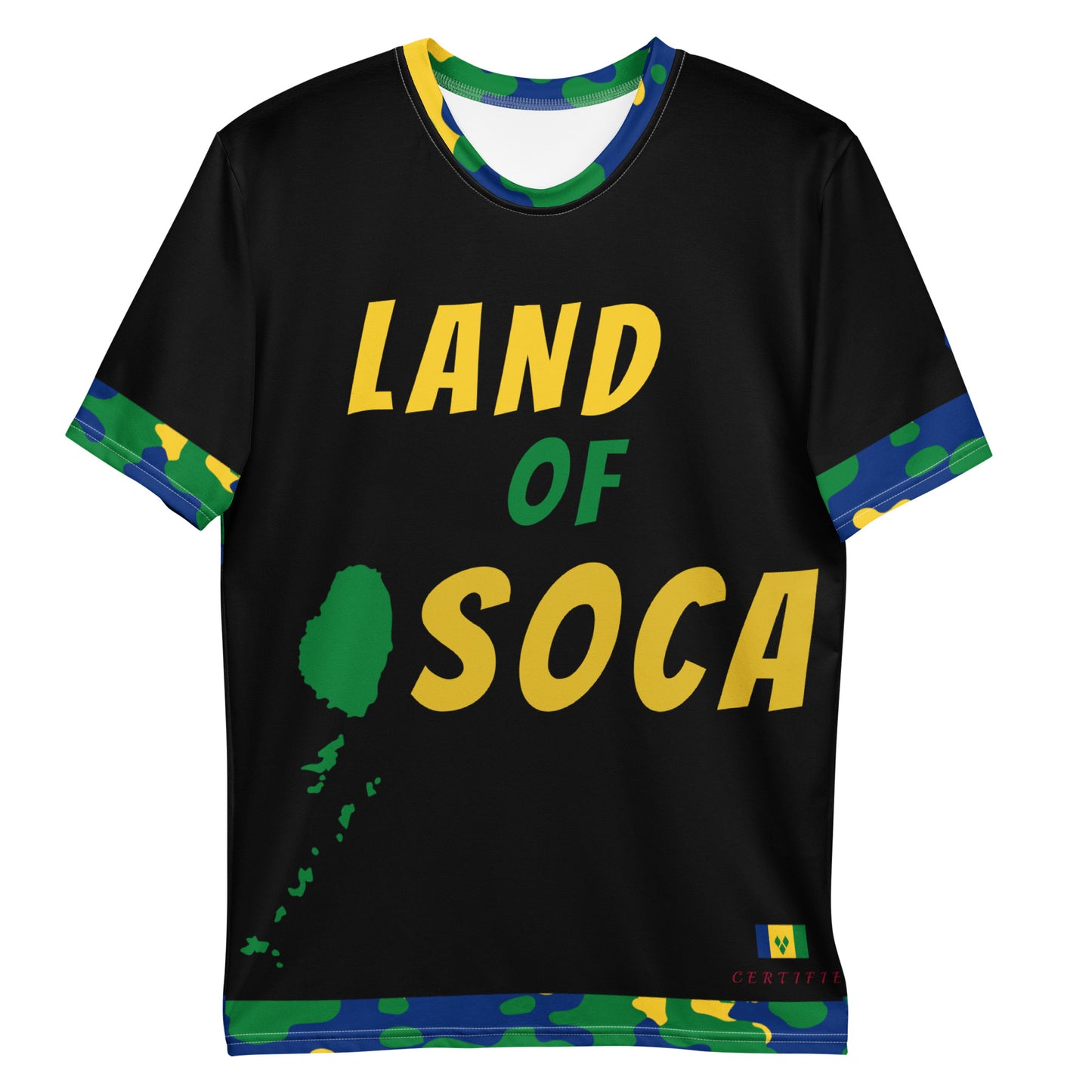 Saint Vincent Land of Soca CAMO t-shirt