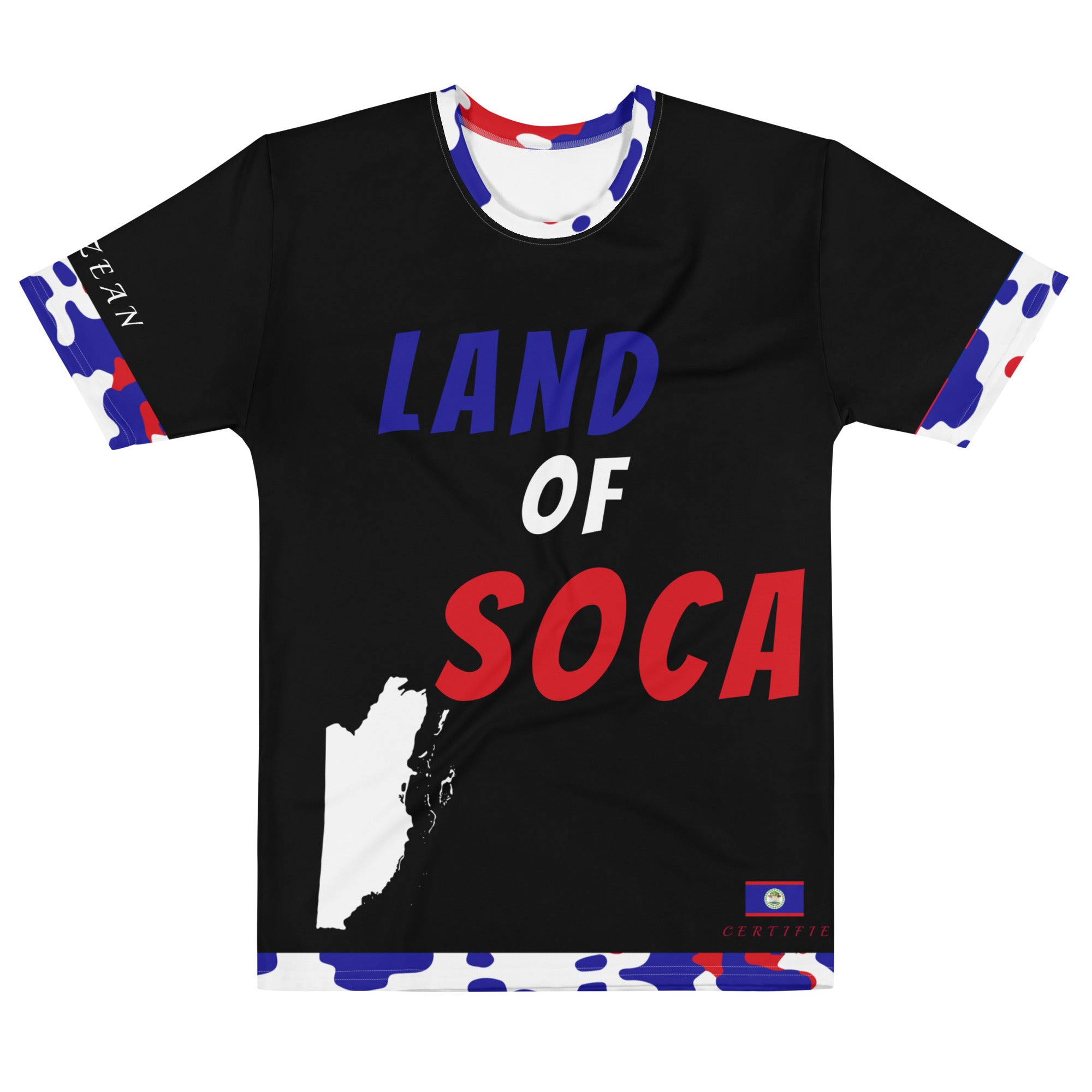 Belize Land of Soca CAMO t-shirt-Fete Massive