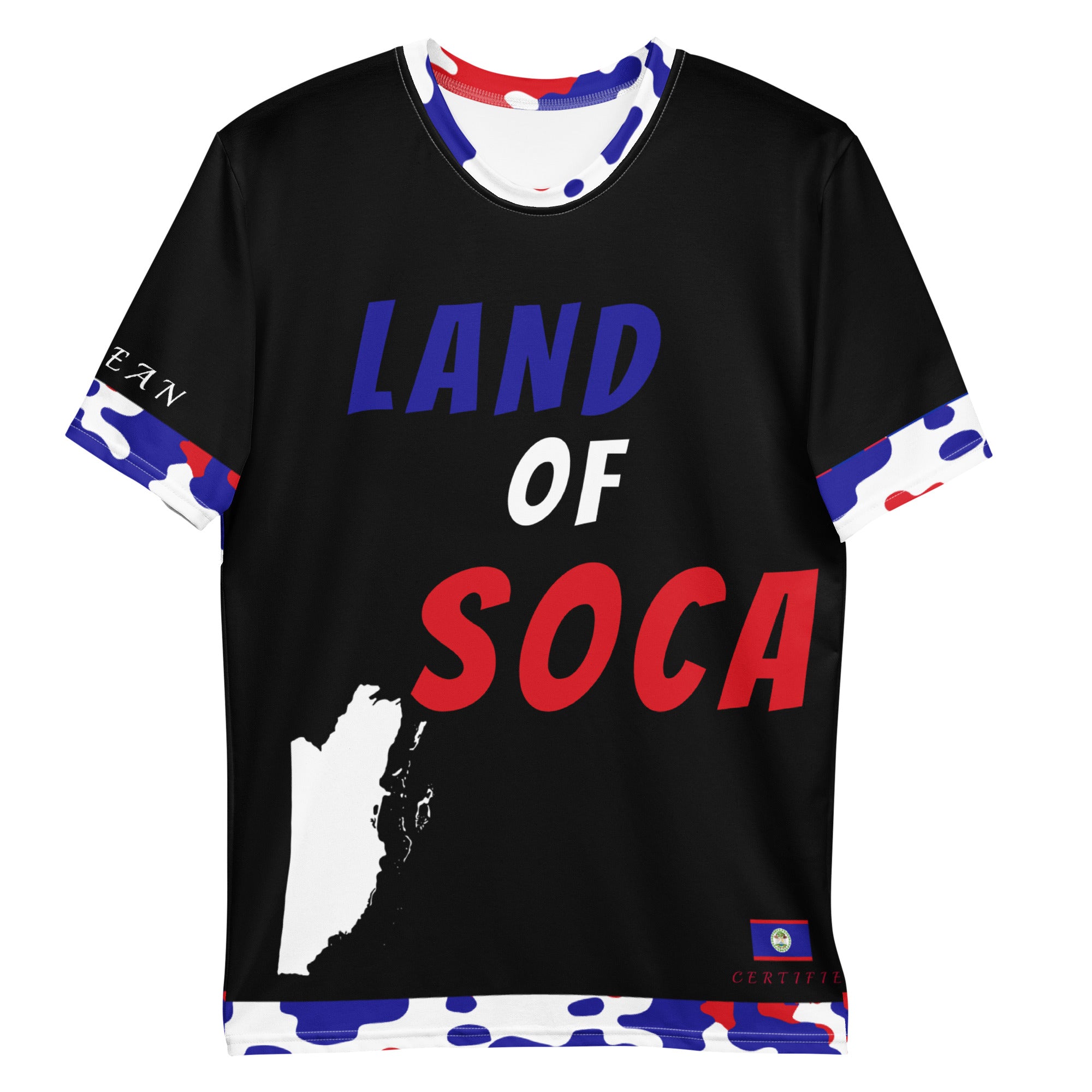 Belize Land of Soca CAMO t-shirt-Fete Massive