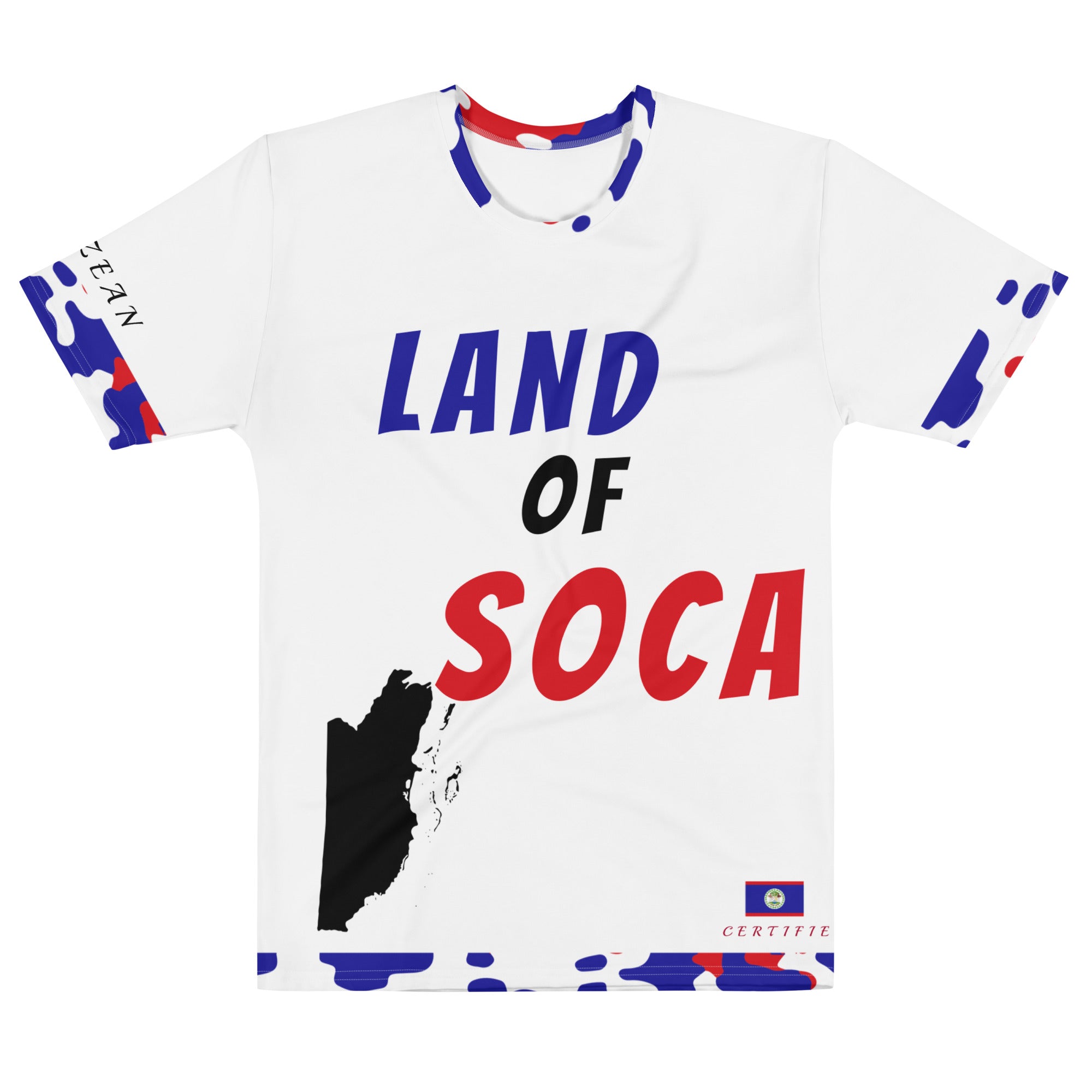 Belize Land of Soca CAMO t-shirt-Fete Massive