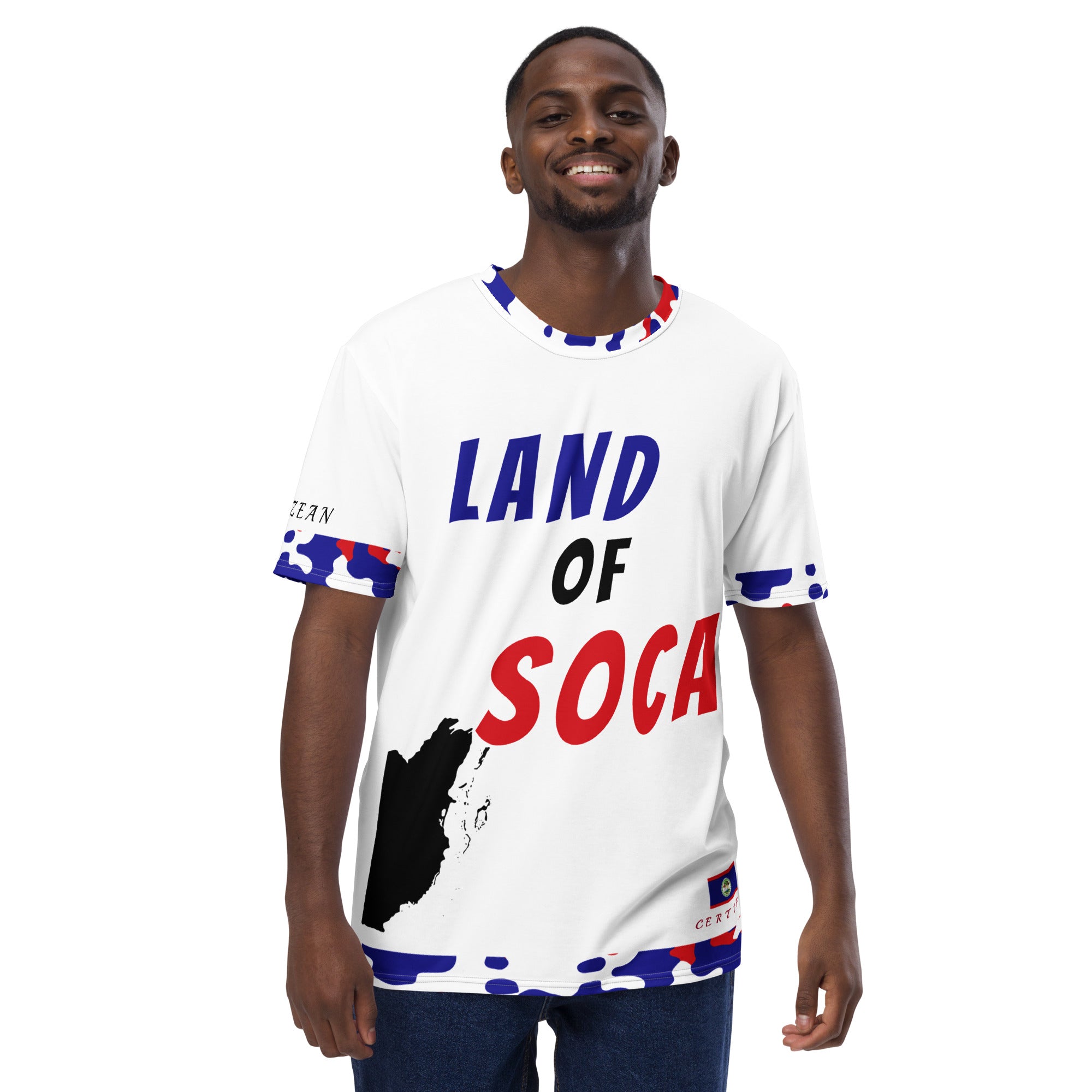 Belize Land of Soca CAMO t-shirt-Fete Massive