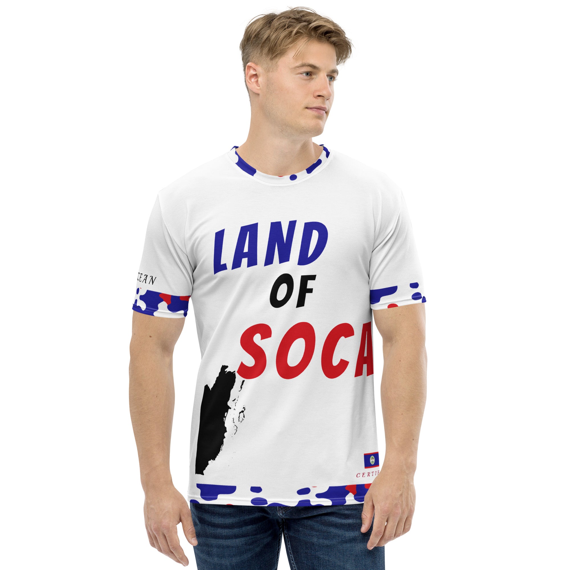 Belize Land of Soca CAMO t-shirt-Fete Massive