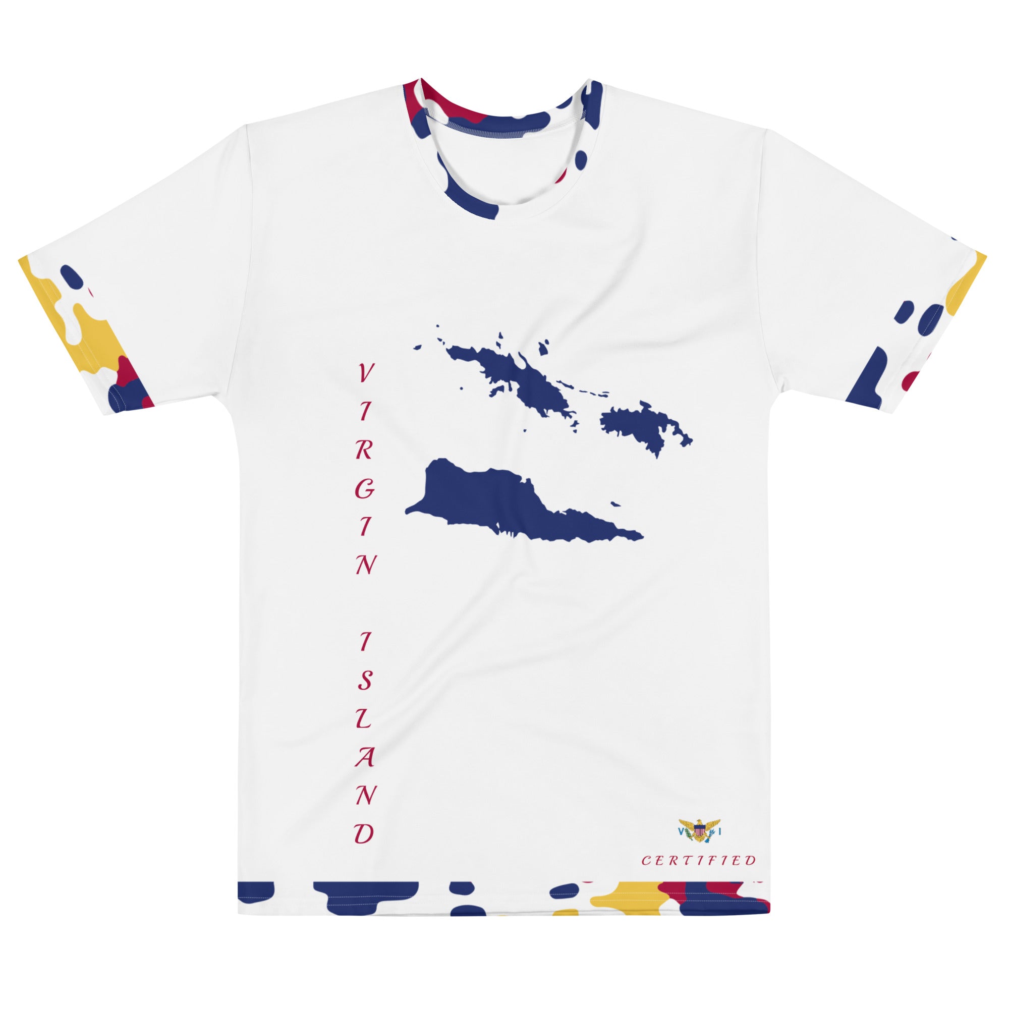 Virgin Islands Fetren CAMO tee (White)-Fete Massive