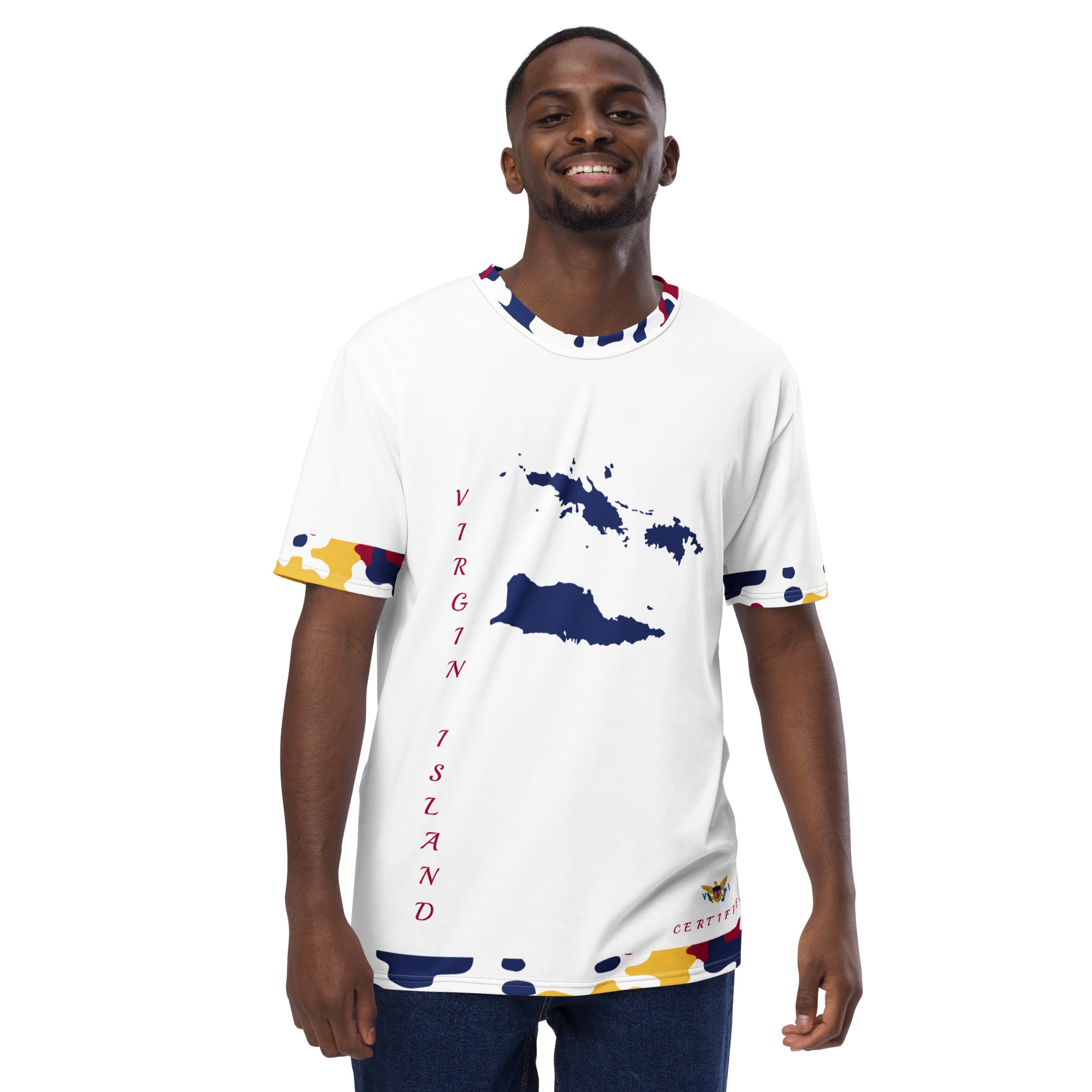 Virgin Islands Fetren CAMO tee (White)-Fete Massive