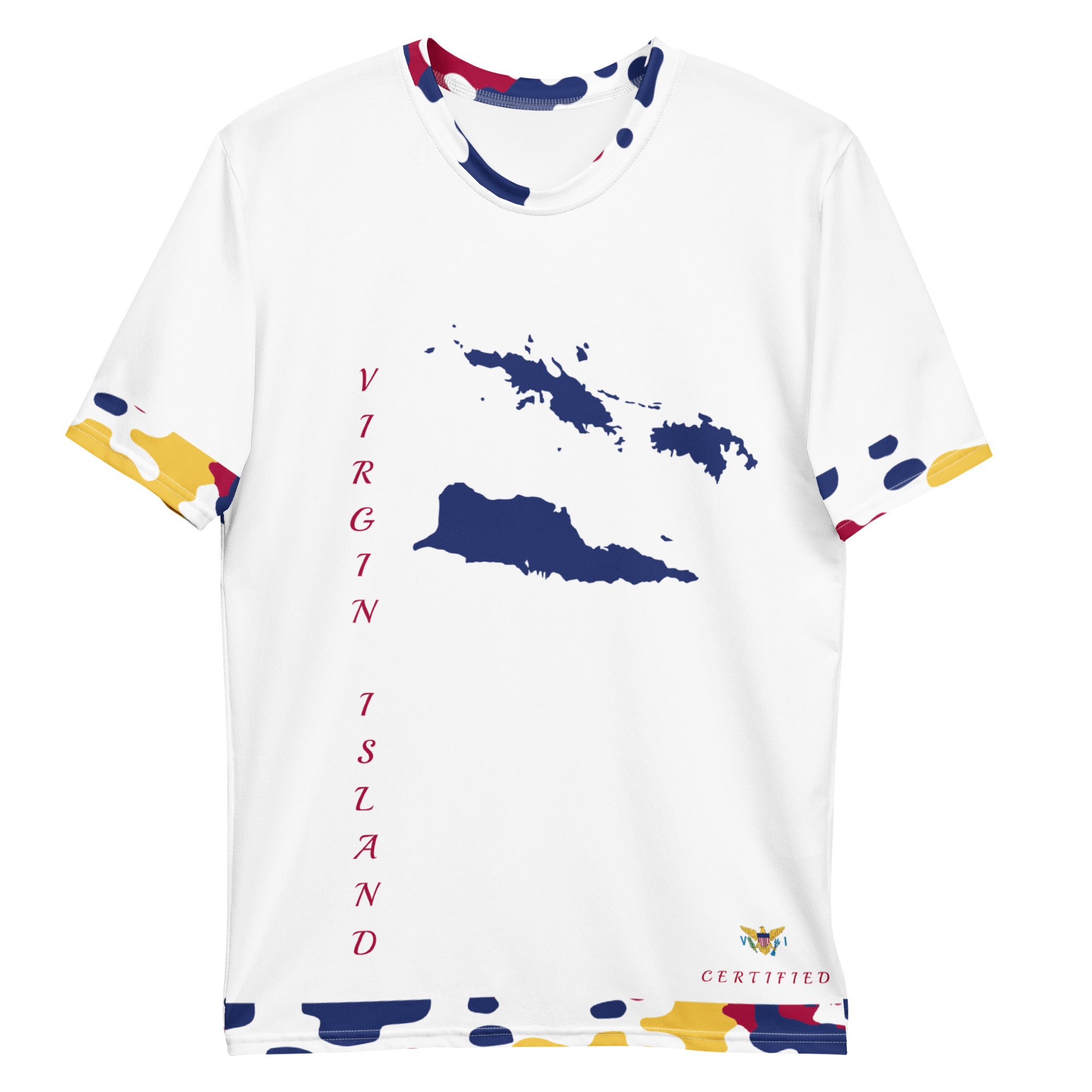 Virgin Islands Fetren CAMO tee (White)-Fete Massive