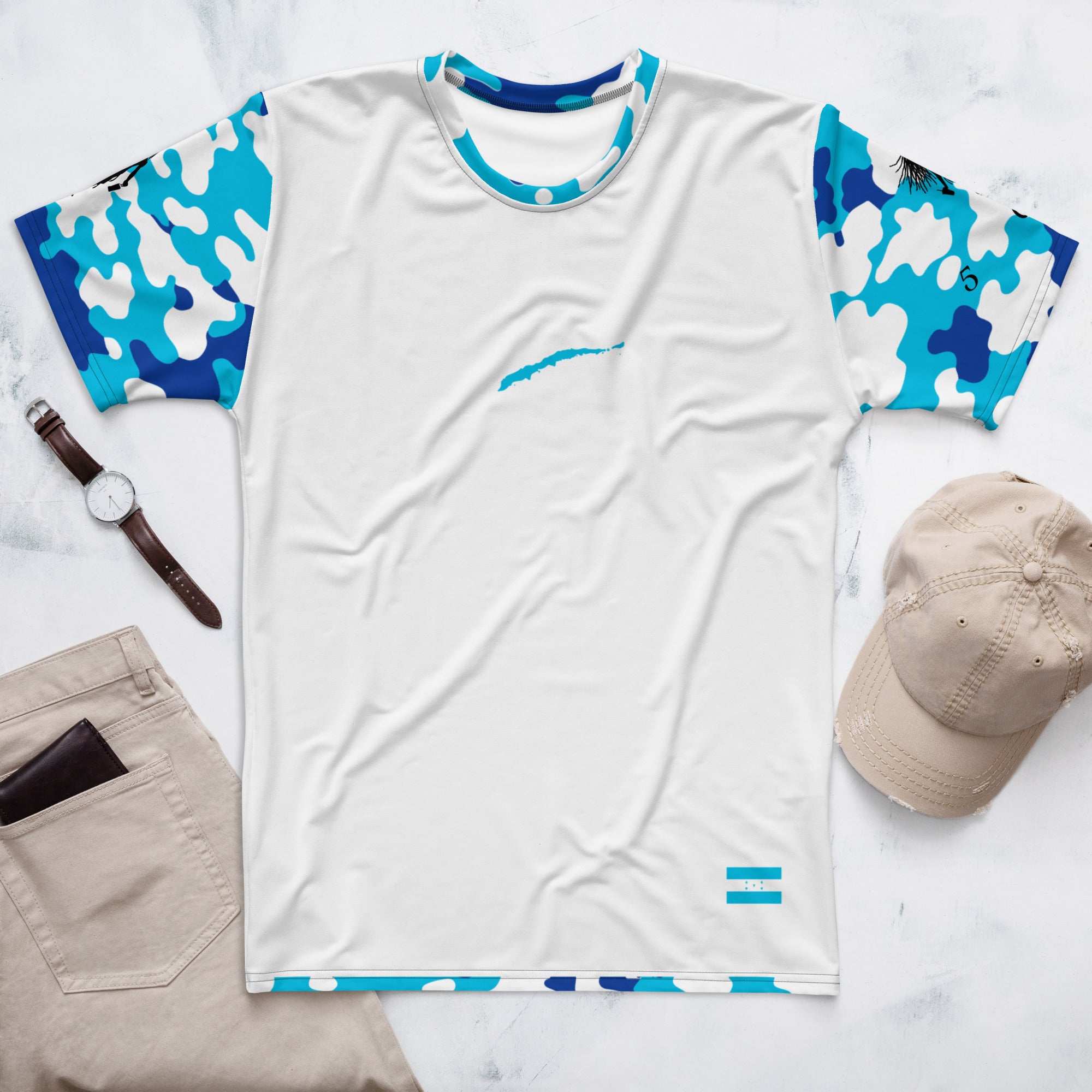 Honduras CAMO Fetren tee White-Fete Massive