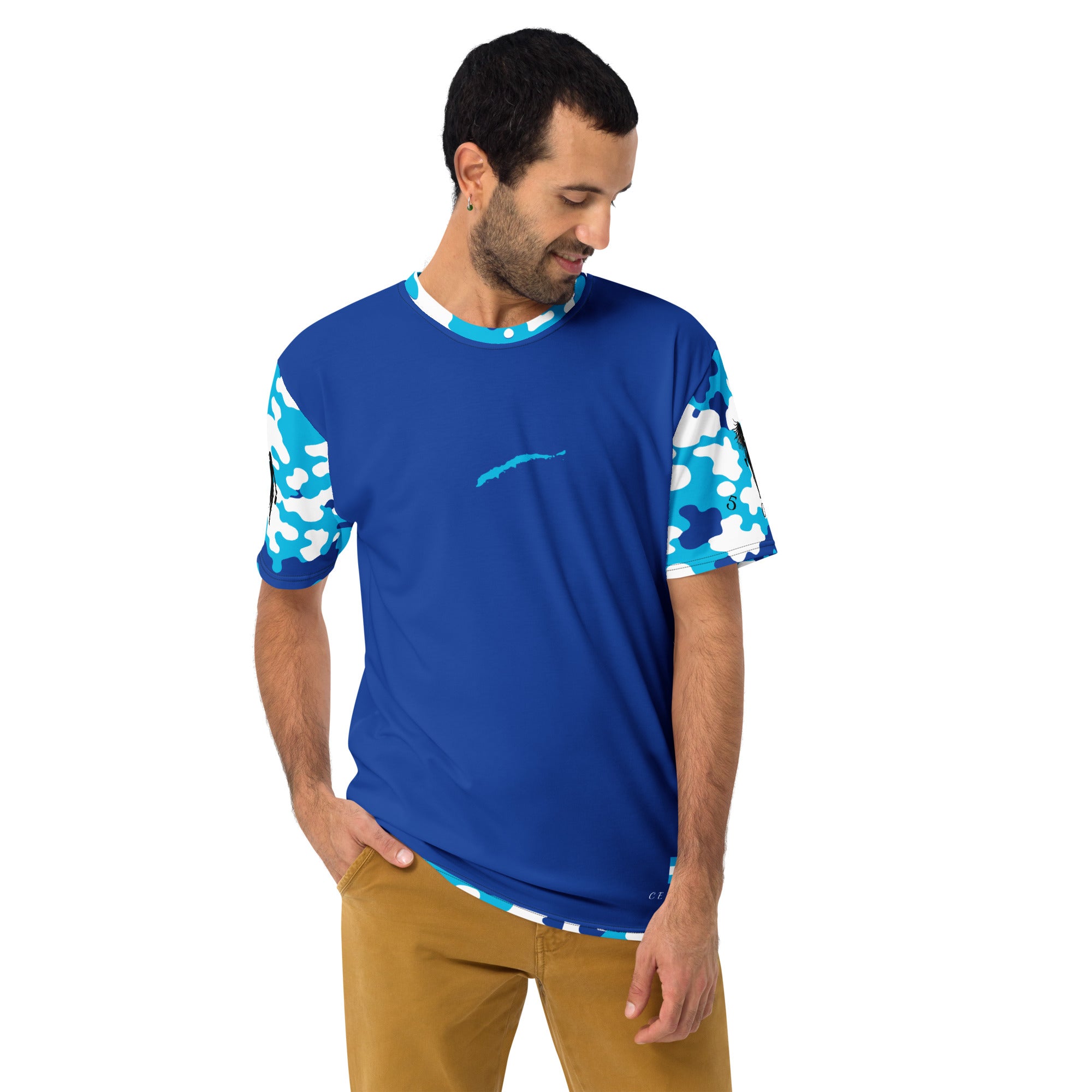 Honduras CAMO Fetren tee (Blue)-Fete Massive