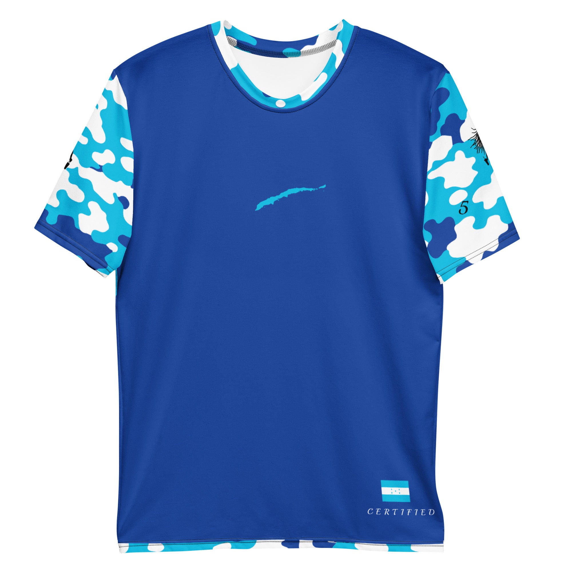 Honduras CAMO Fetren tee (Blue)-Fete Massive