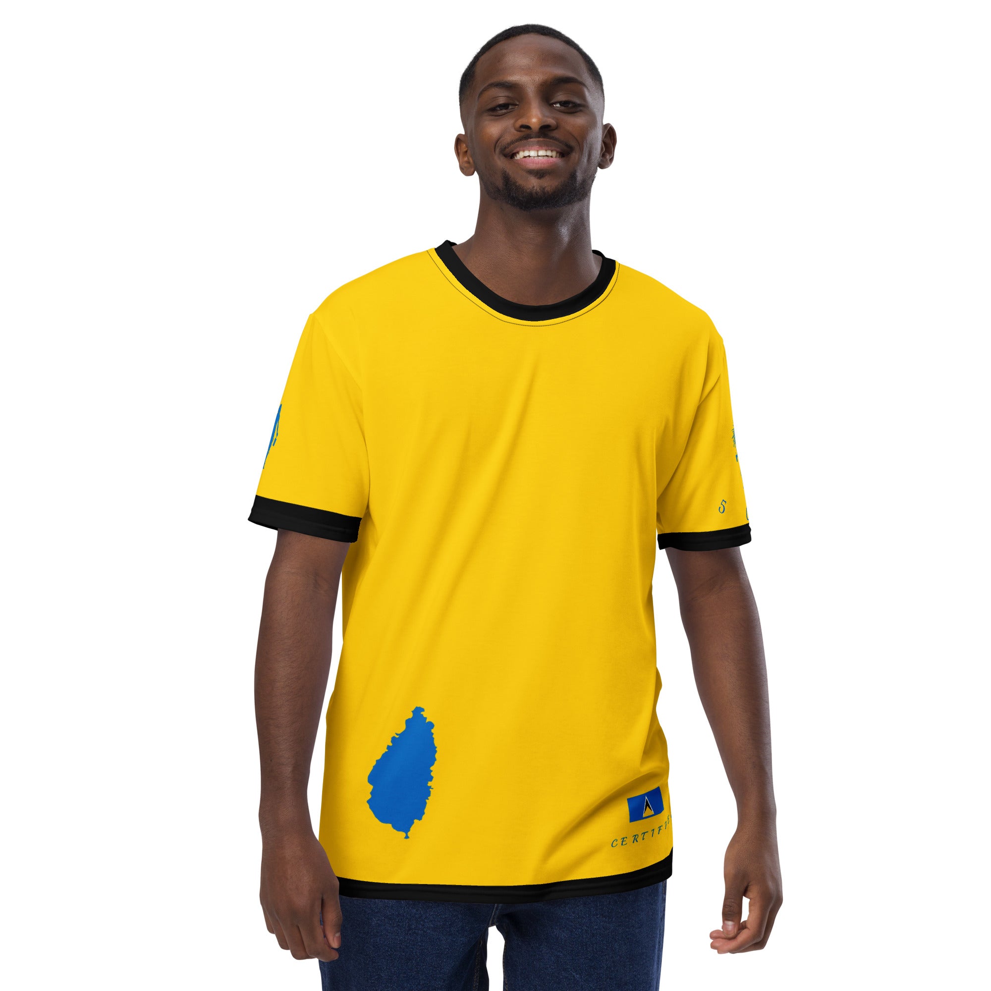 St. Lucia Men's t-shirt-Fete Massive