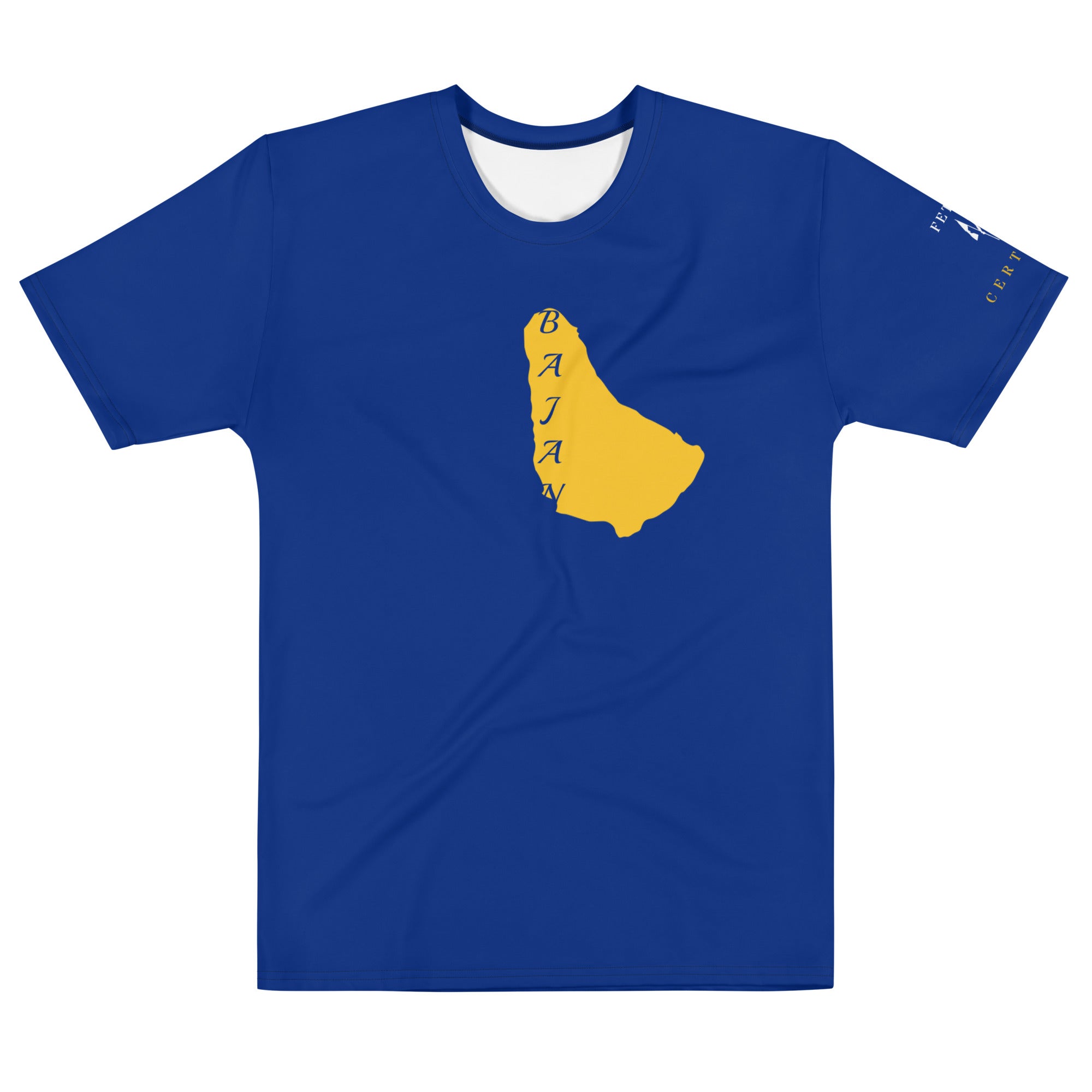 Barbados Fetren Men's t-shirt (Blue)-Fete Massive