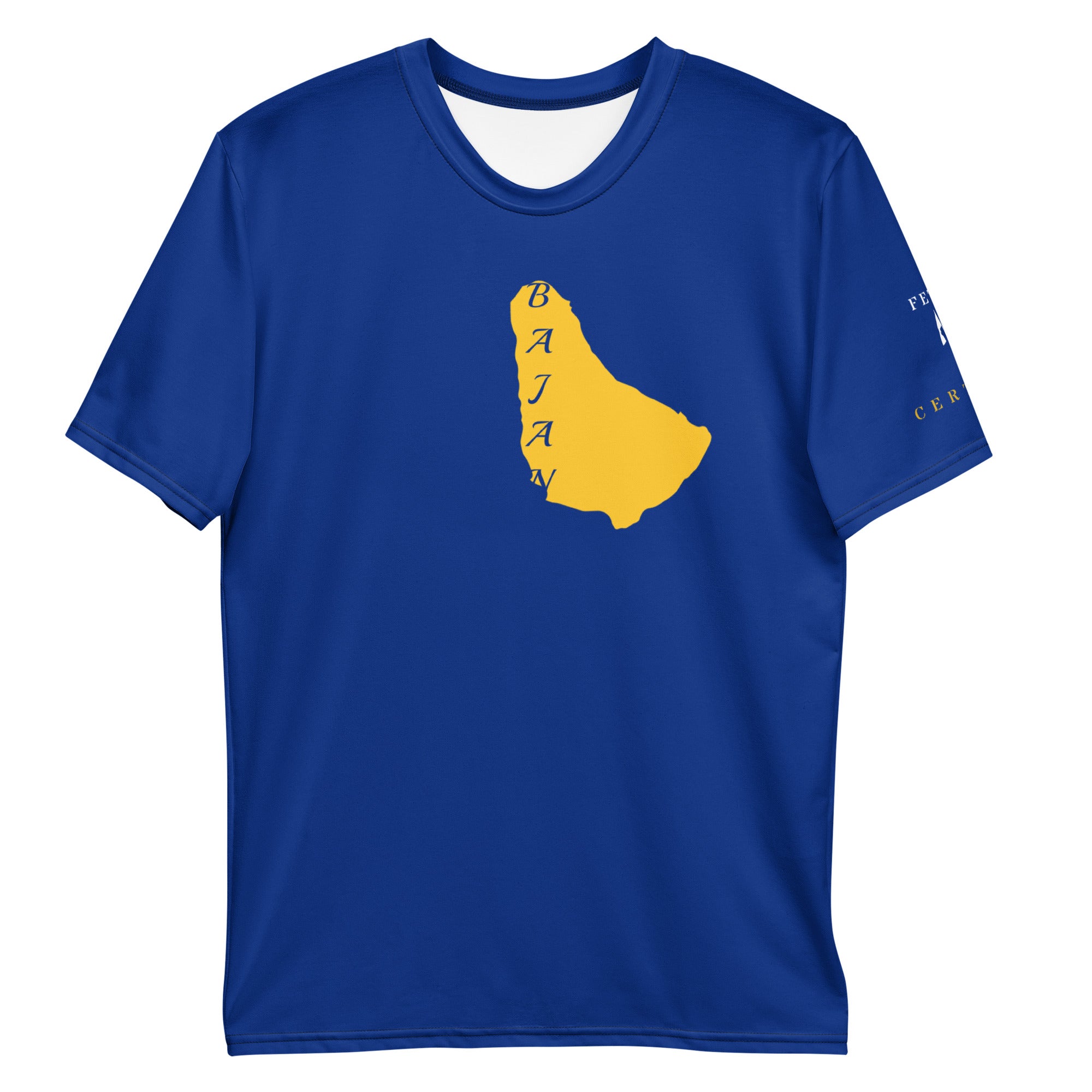 Barbados Fetren Men's t-shirt (Blue)-Fete Massive