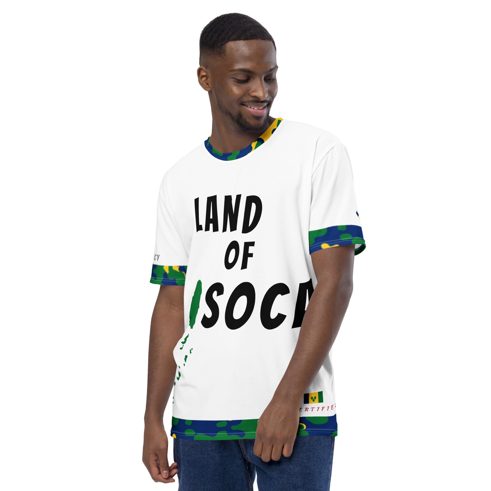 Saint Vincent Land of Soca CAMO t-shirt-Fete Massive