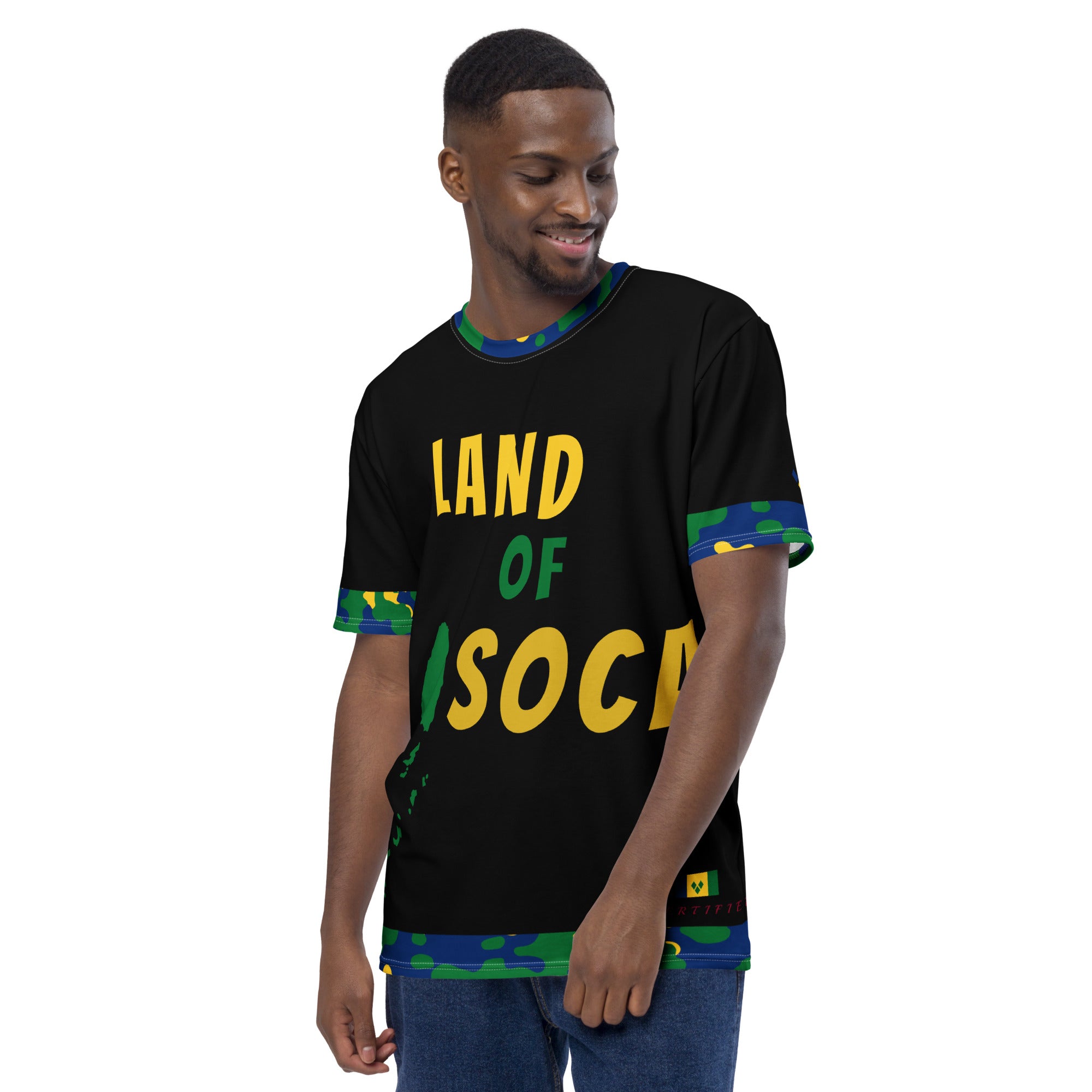 Saint Vincent Land of Soca CAMO t-shirt-Fete Massive