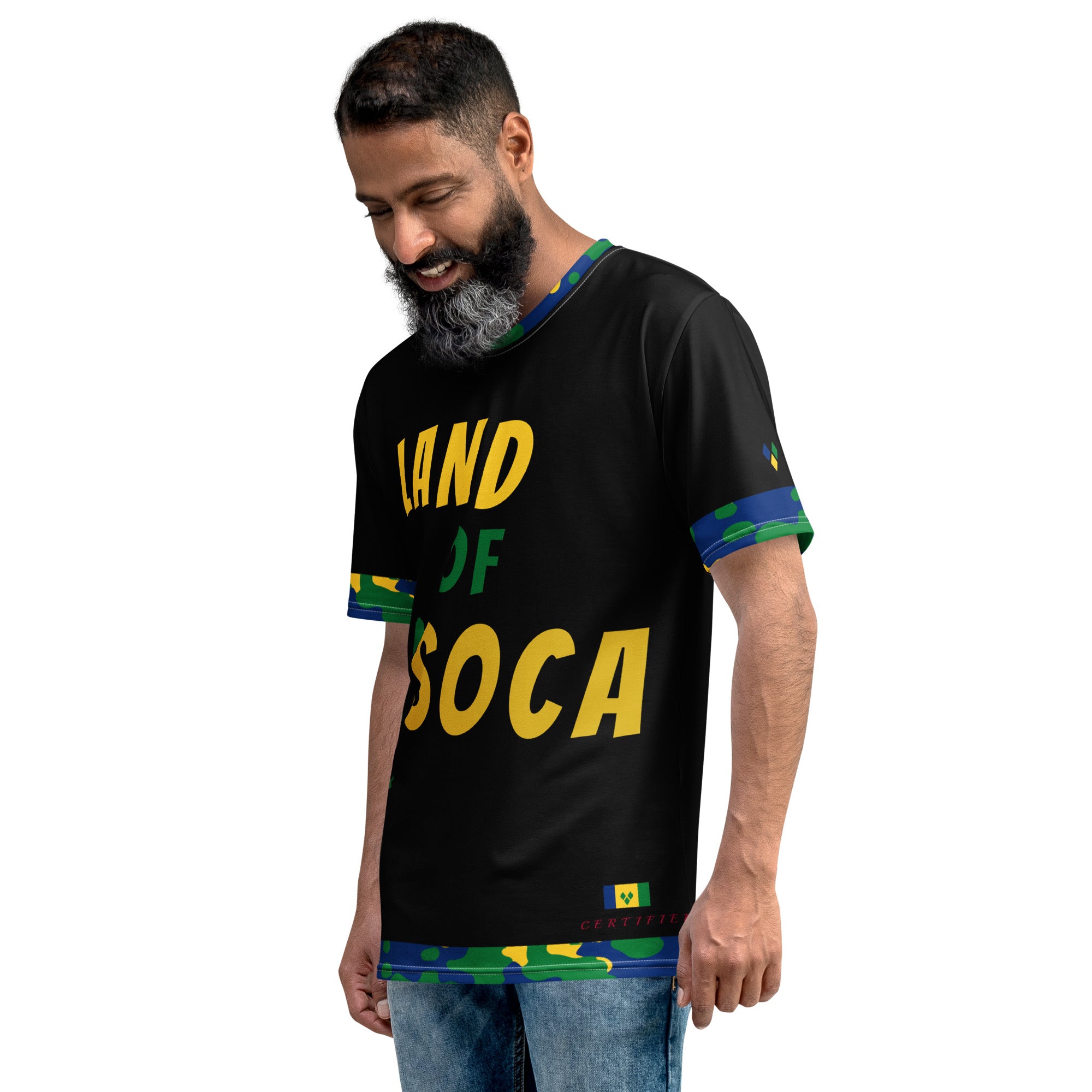 Saint Vincent Land of Soca CAMO t-shirt-Fete Massive