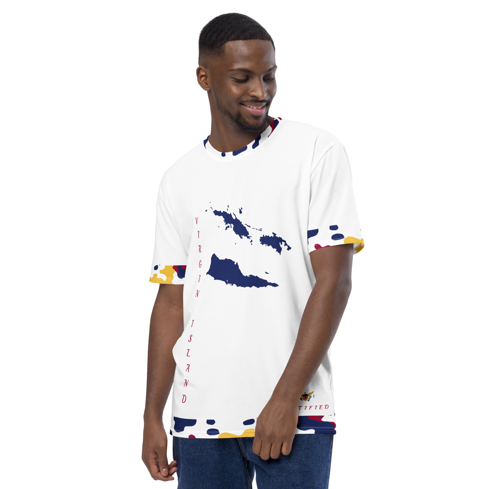 Virgin Islands Fetren CAMO tee (White)-Fete Massive