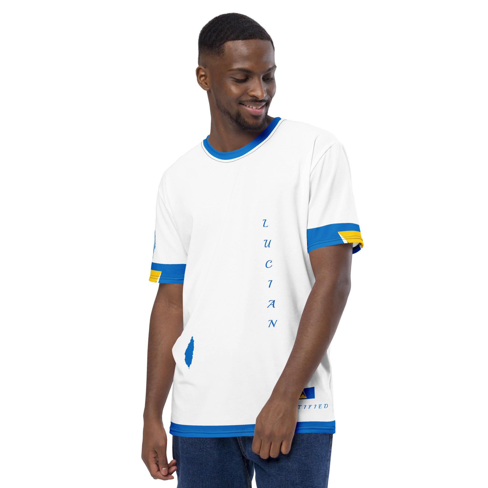 St. Lucia Men's t-shirt-Fete Massive