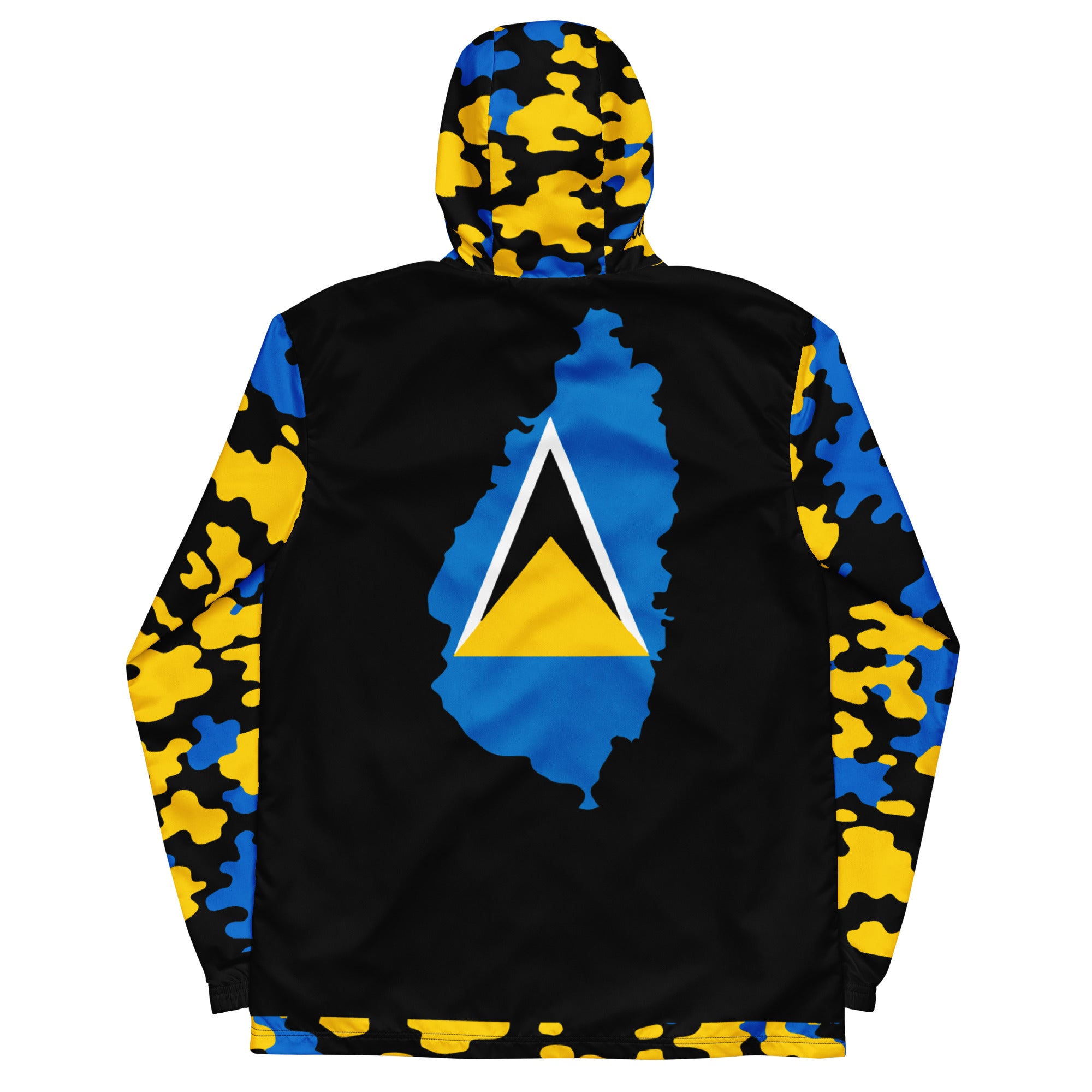 St. Lucia 1 Men’s windbreaker-Fete Massive