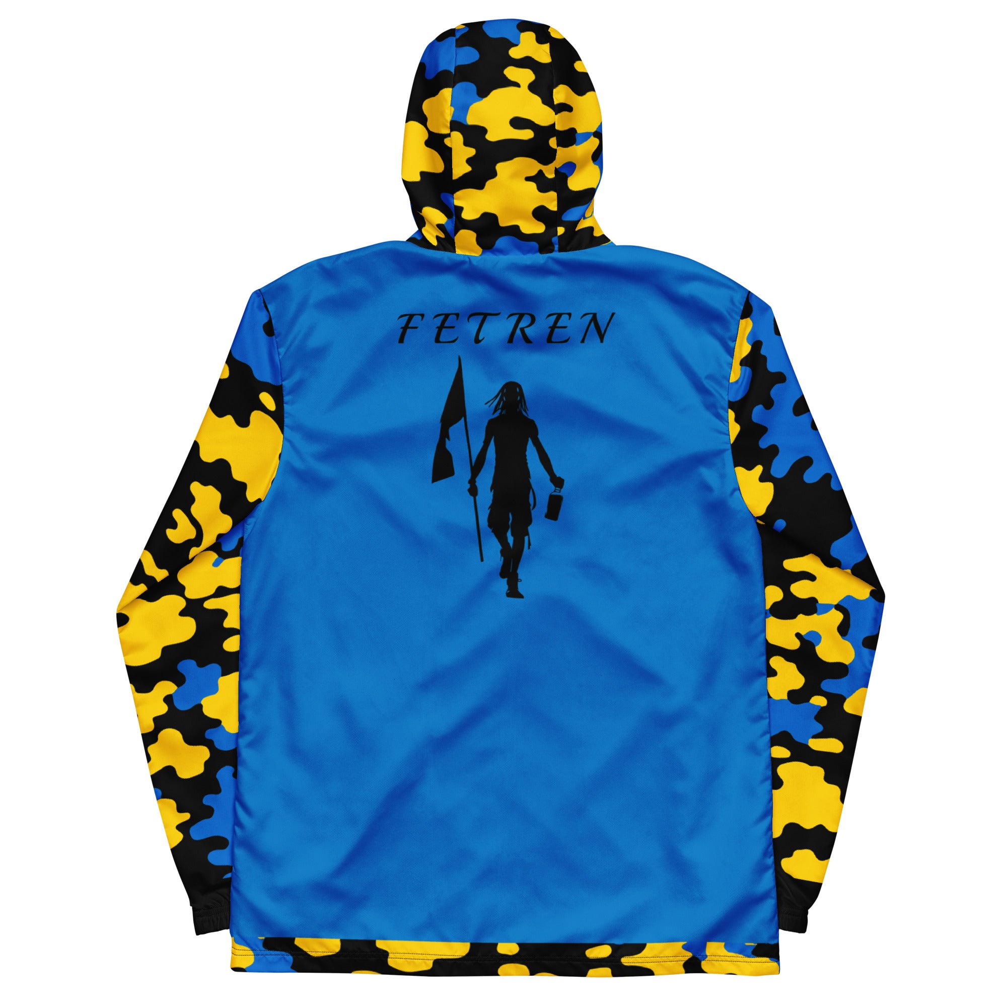 Fetren (Saint Lucia Blue) Men’s windbreaker-Fete Massive