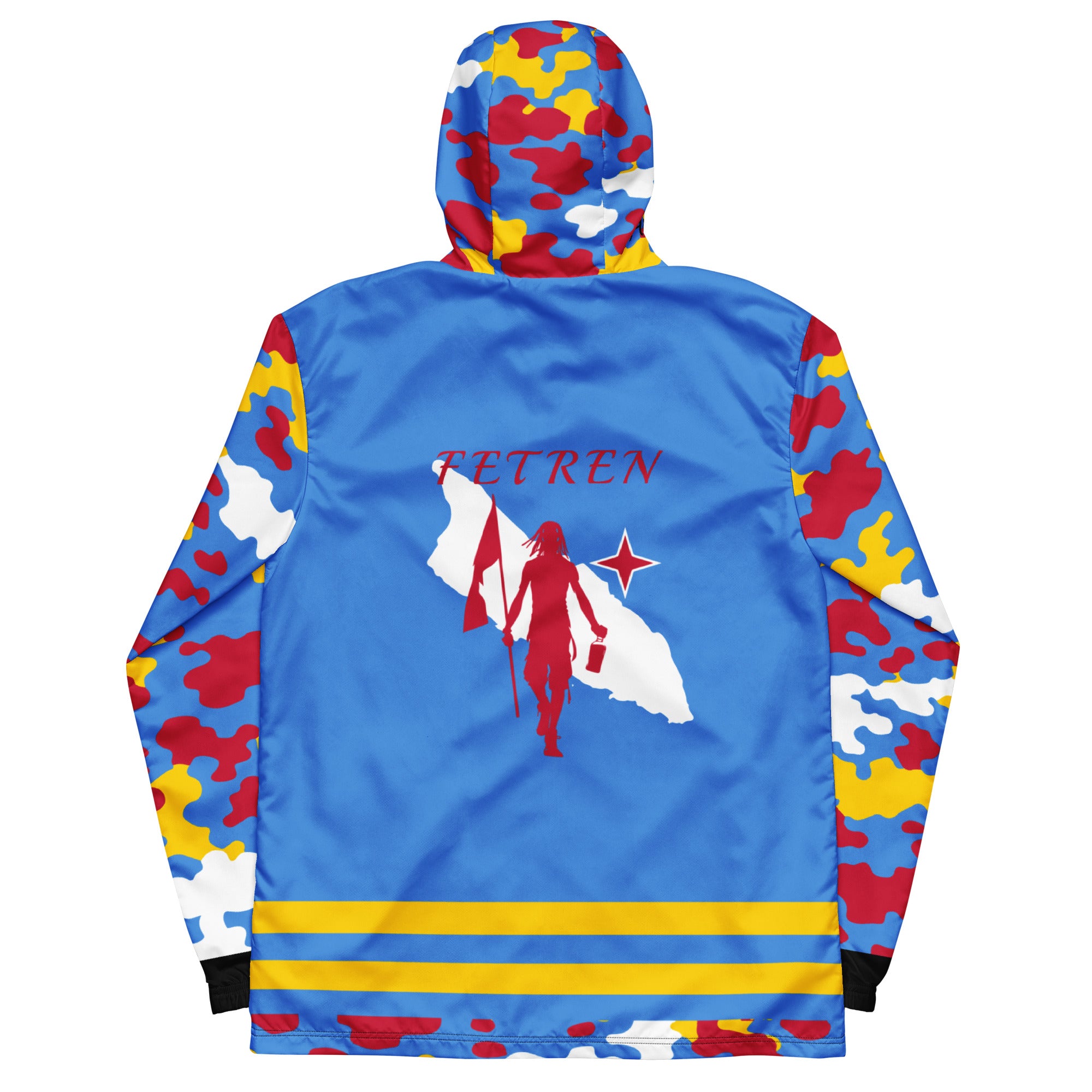 Fetren CAMO Jacket (Aruba Blue)-Fete Massive