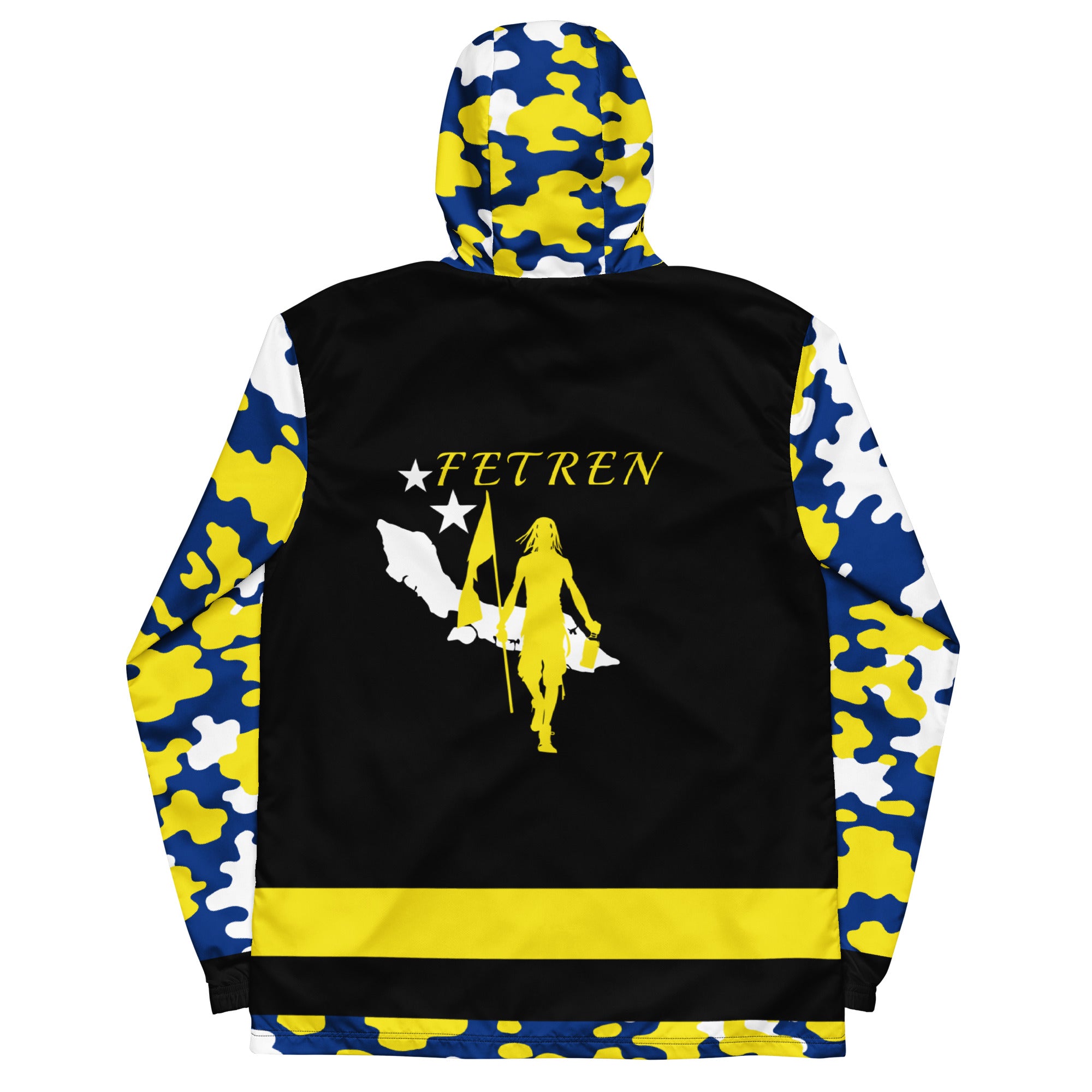 Fetren CAMO Jacket (Curacao Black)-Fete Massive