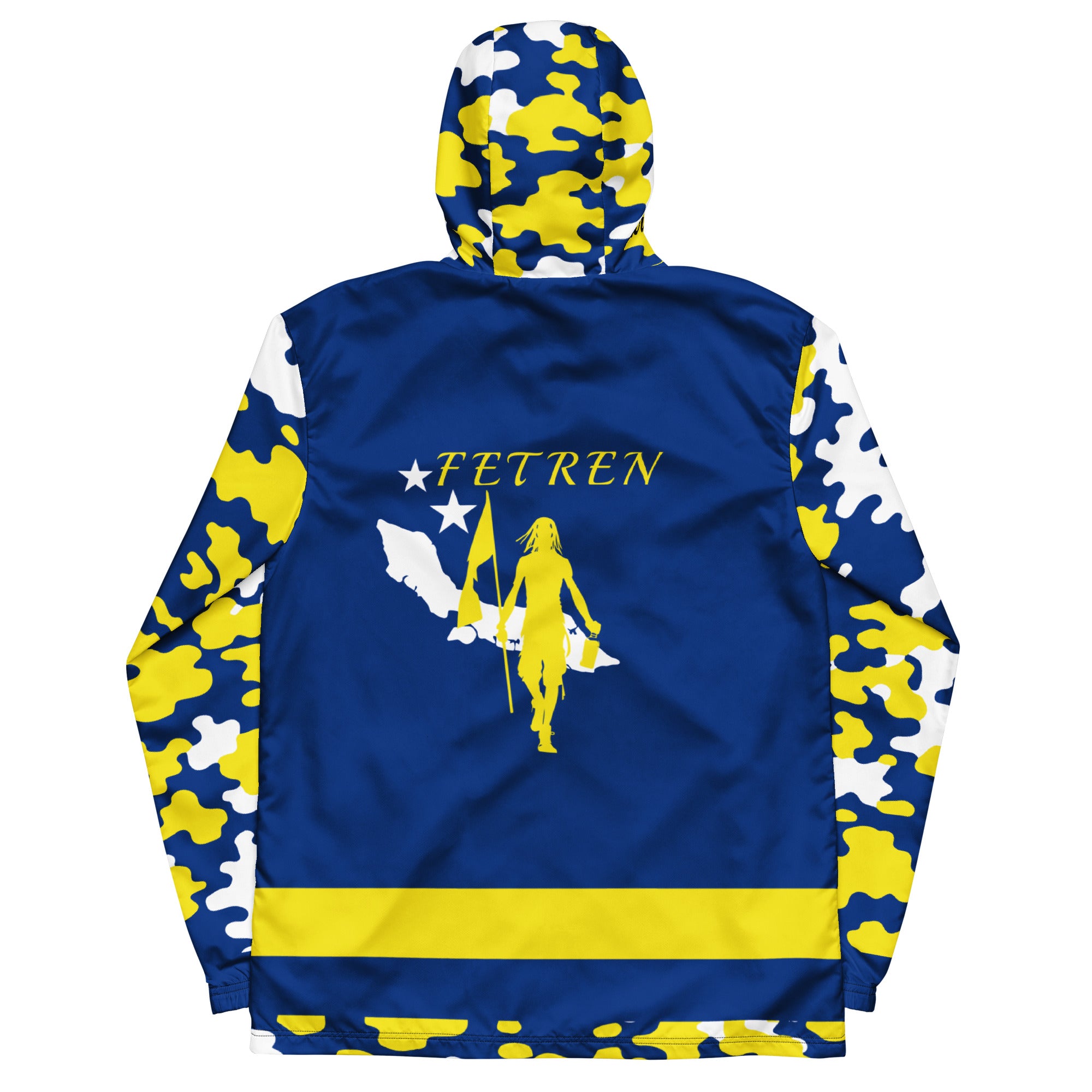 Fetren CAMO Jacket (Curacao Blue)-Fete Massive