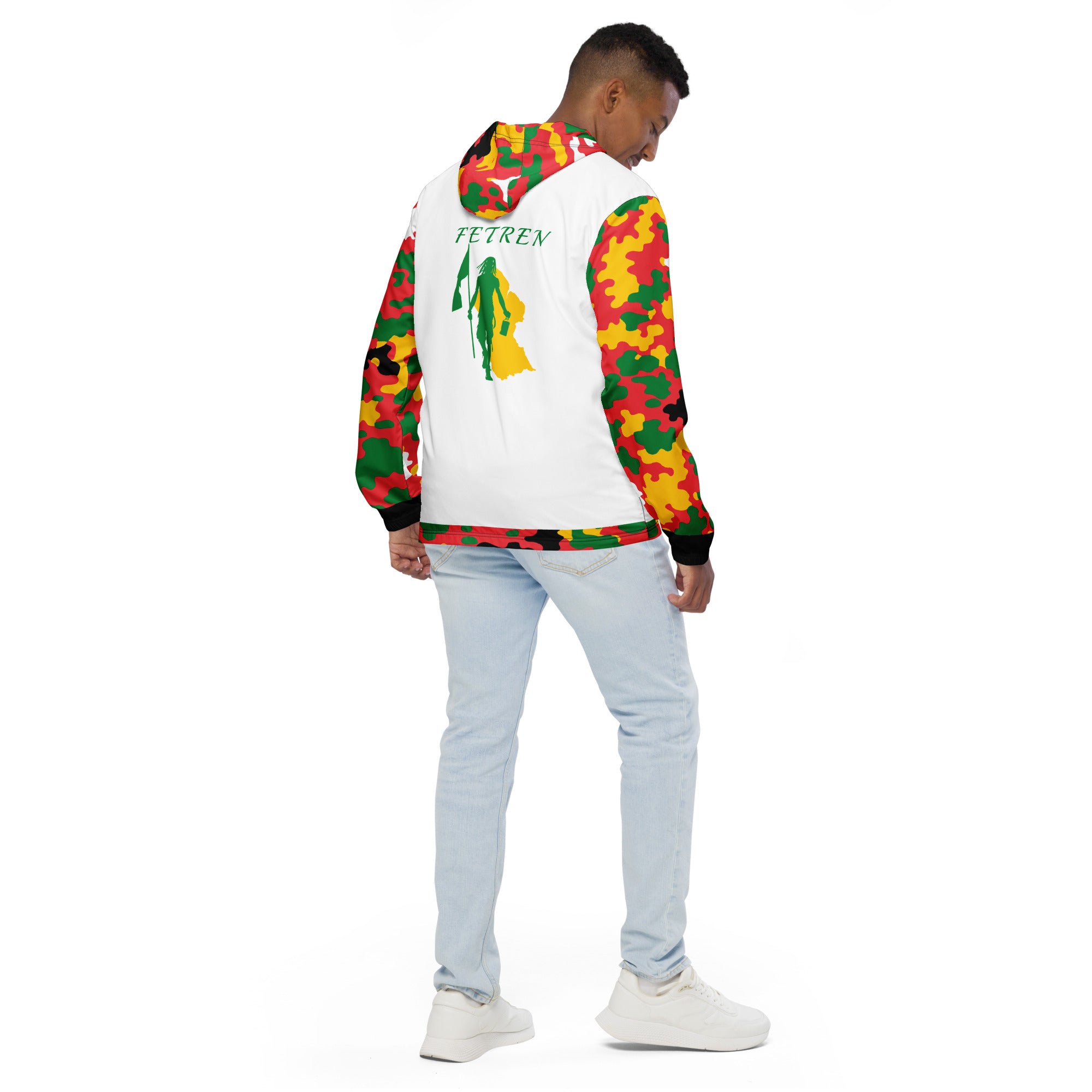 Fetren CAMO Jacket (Guyana White)-Fete Massive