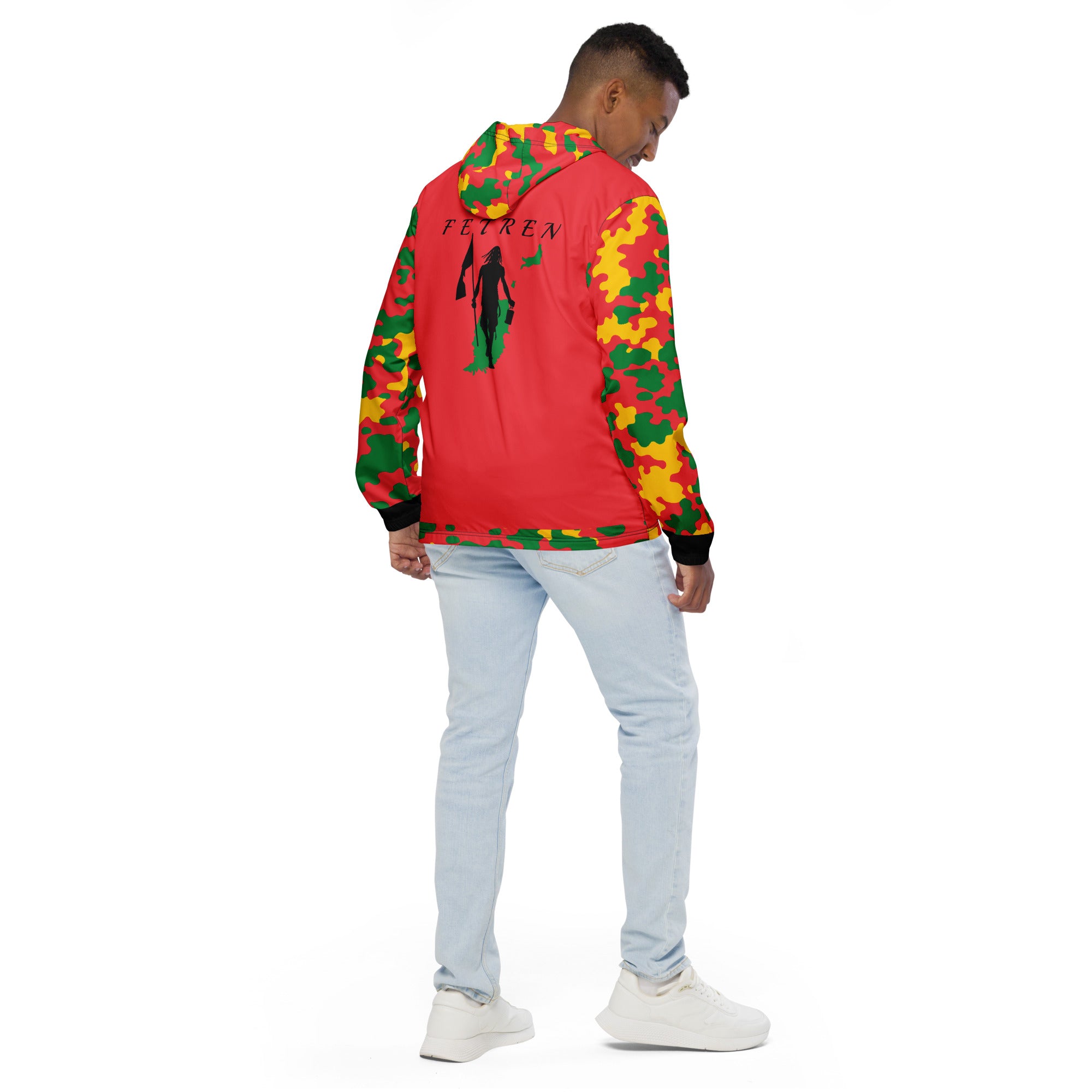 Fetren CAMO Jacket (Grenada Red)-Fete Massive