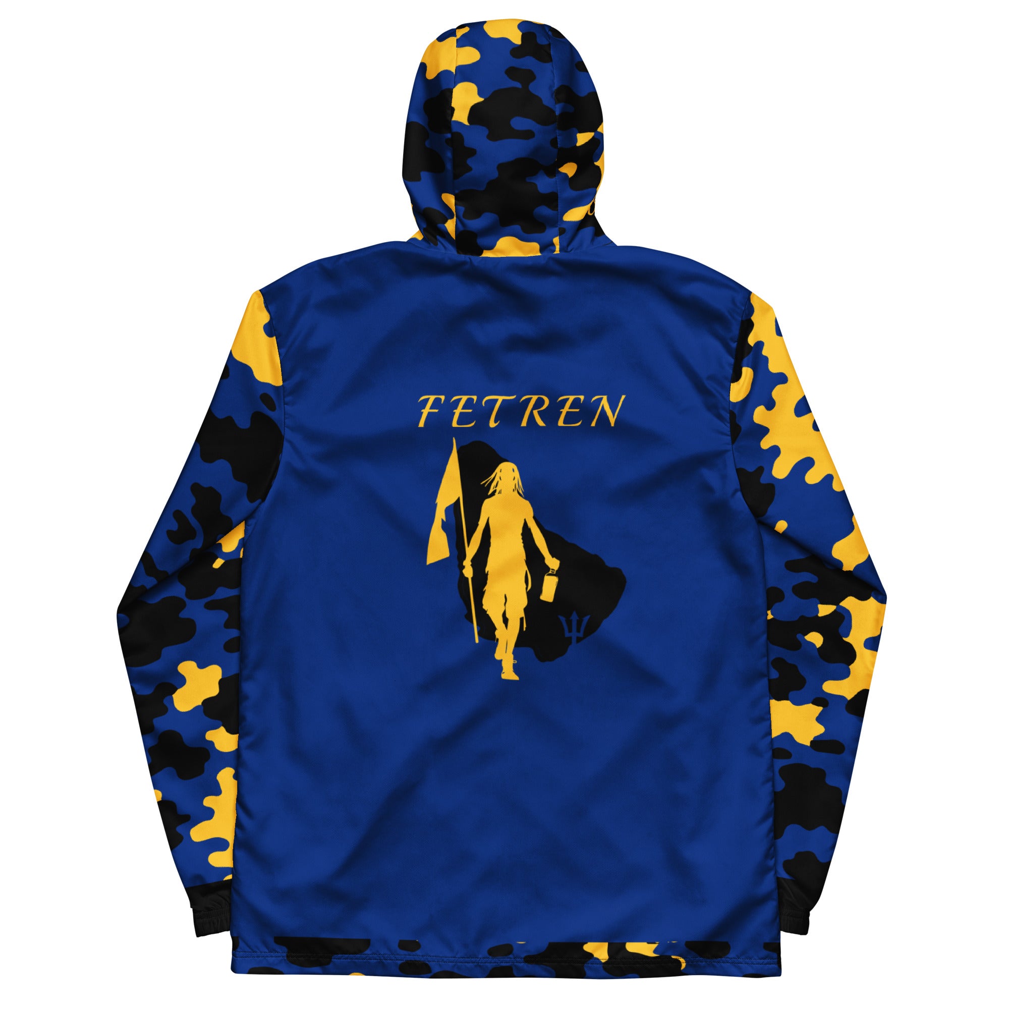 Fetren CAMO Jacket (Barbados Blue)-Fete Massive