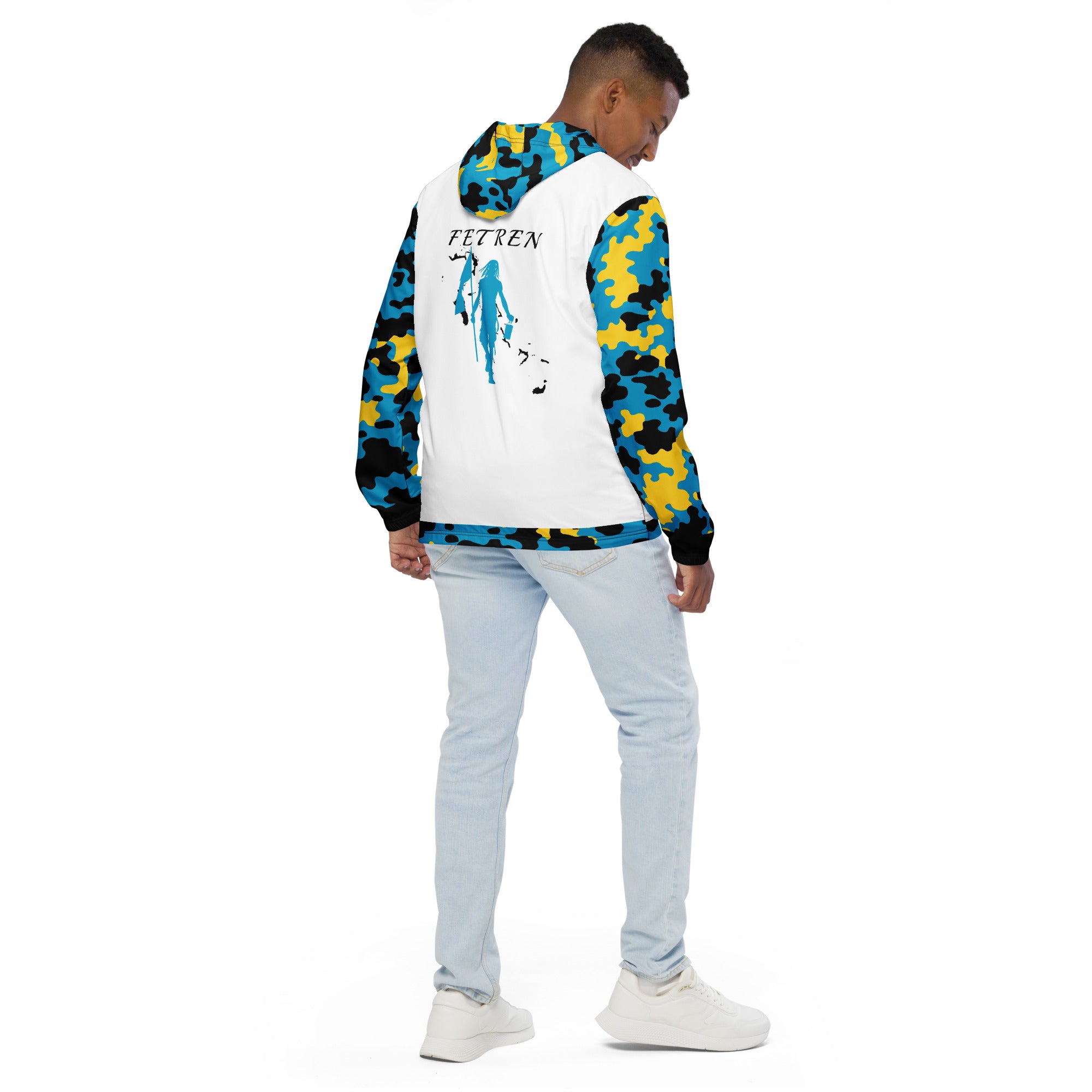 Fetren CAMO Jacket (Bahamas White)-Fete Massive