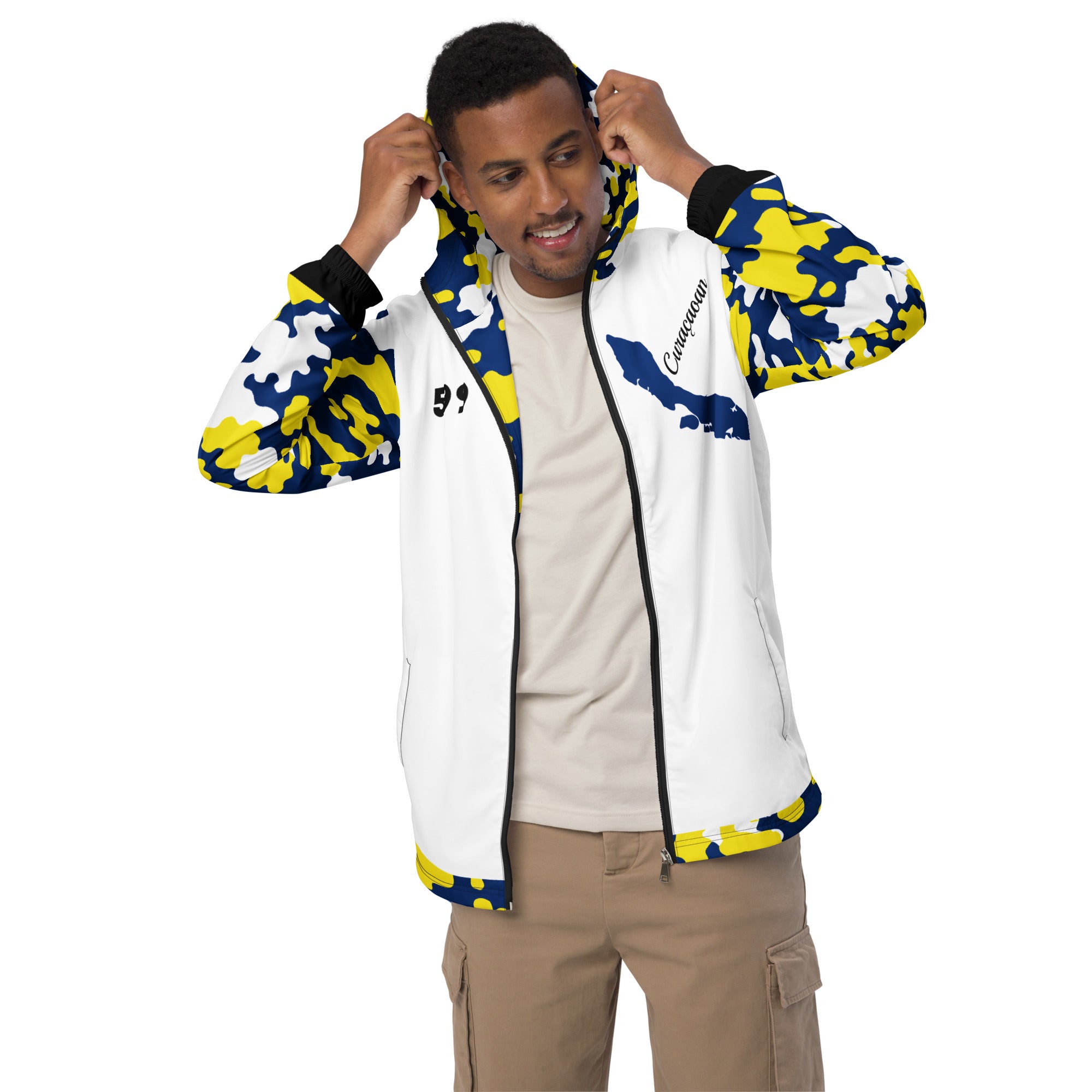 Fetren CAMO Jacket (Curacao White)-Fete Massive