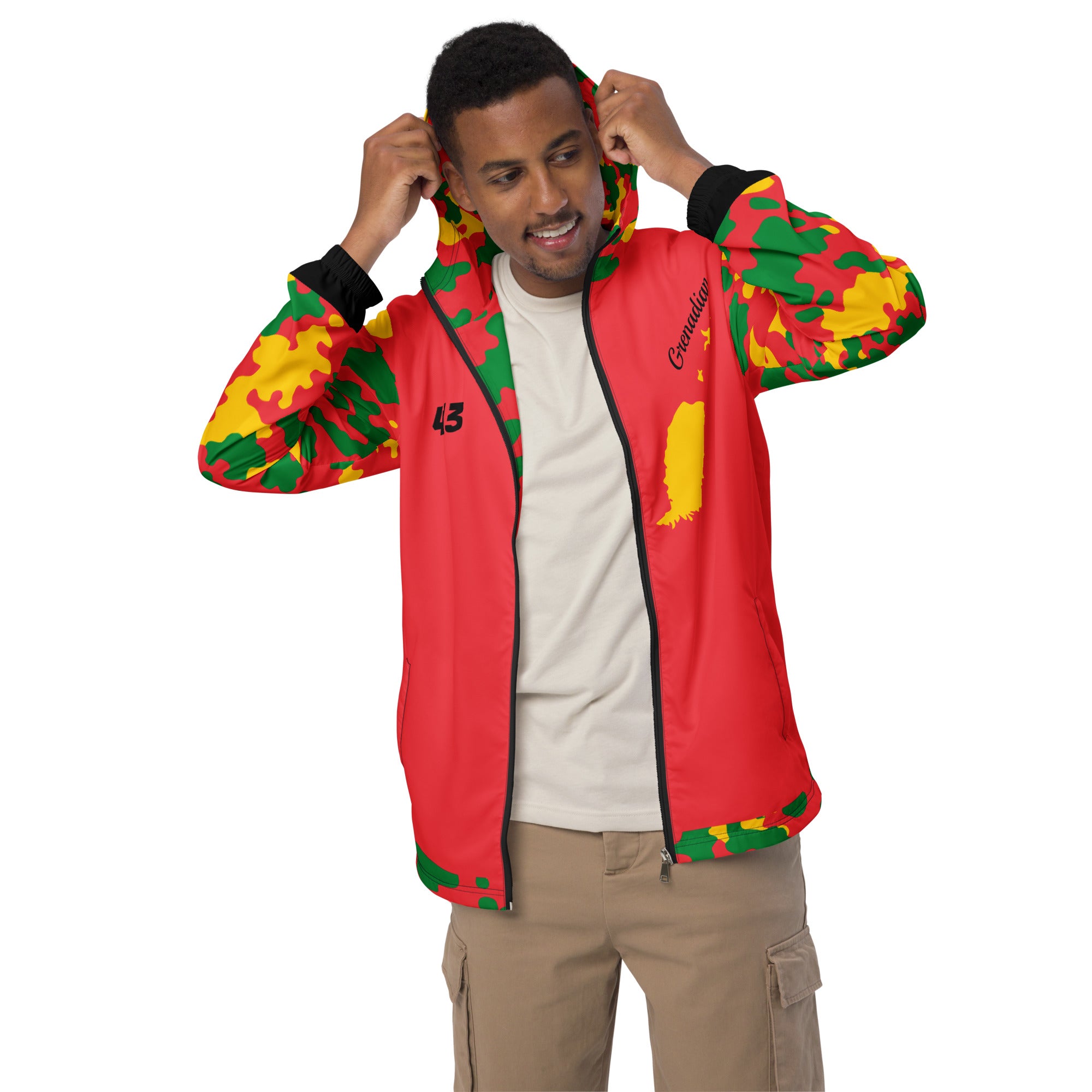 Fetren CAMO Jacket (Grenada Red)-Fete Massive