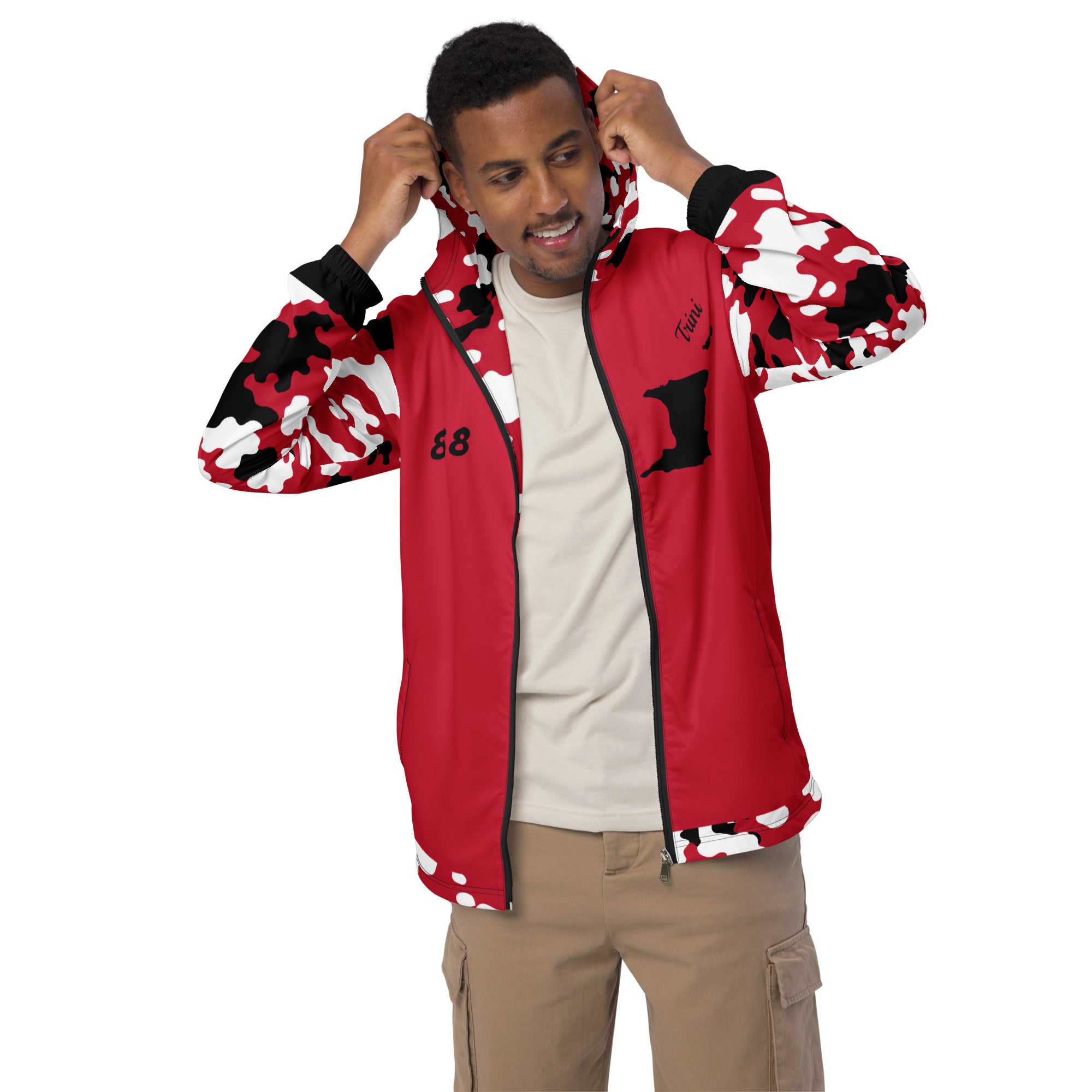 Fetren CAMO Jacket (Trinidad Red)-Fete Massive